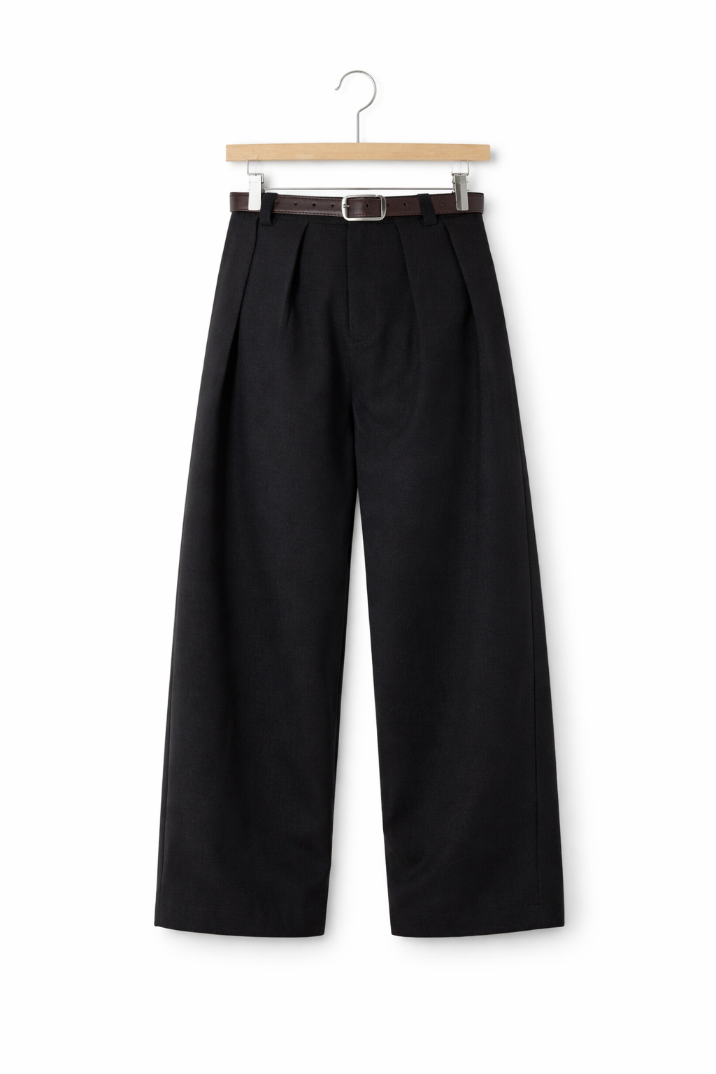 Men's Trousers | Wide Leg Pleated Front - 2