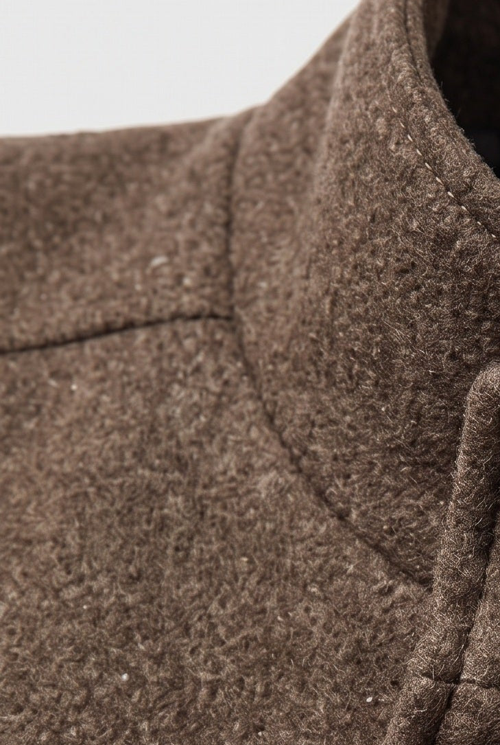 Men's Coat | Stand Collar Overcoat