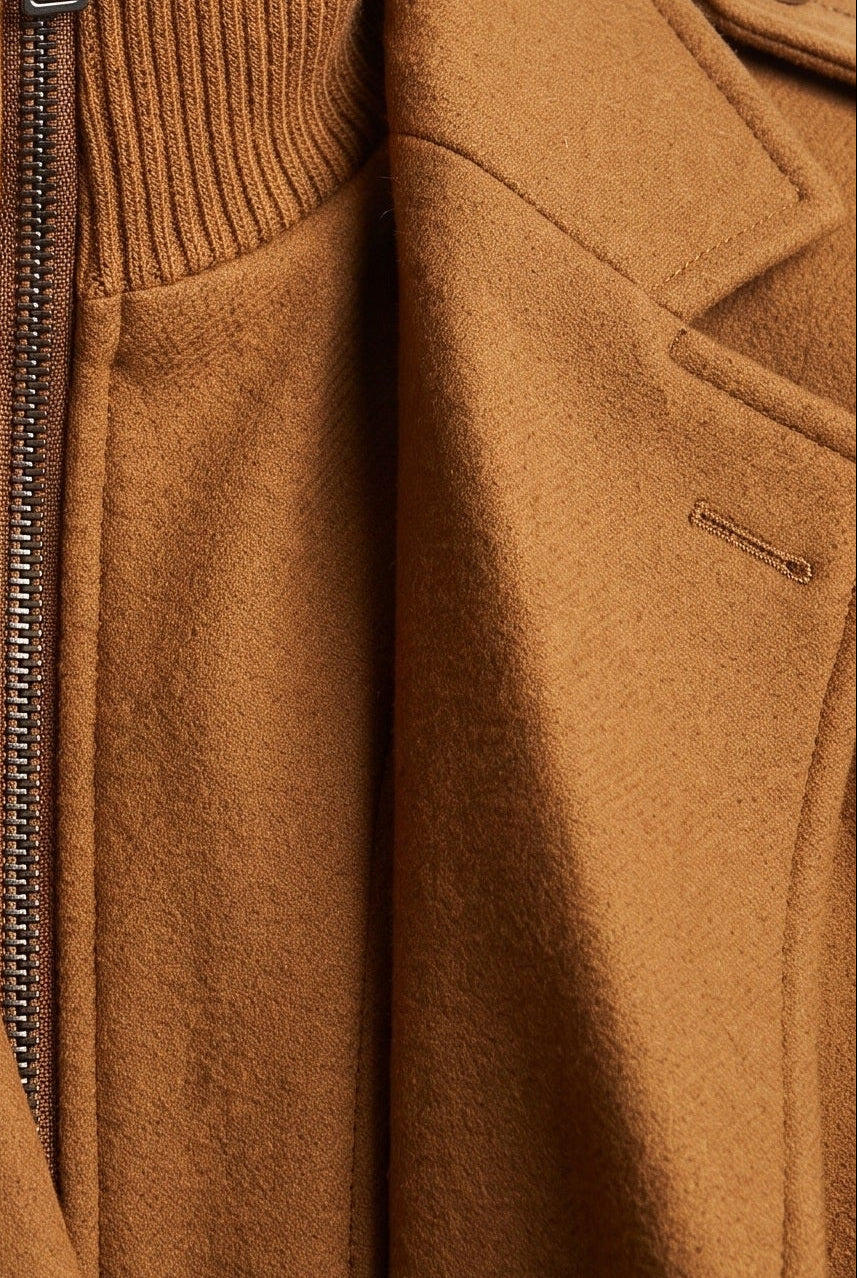 Men's Coat | Tailored Funnel Neck - 3