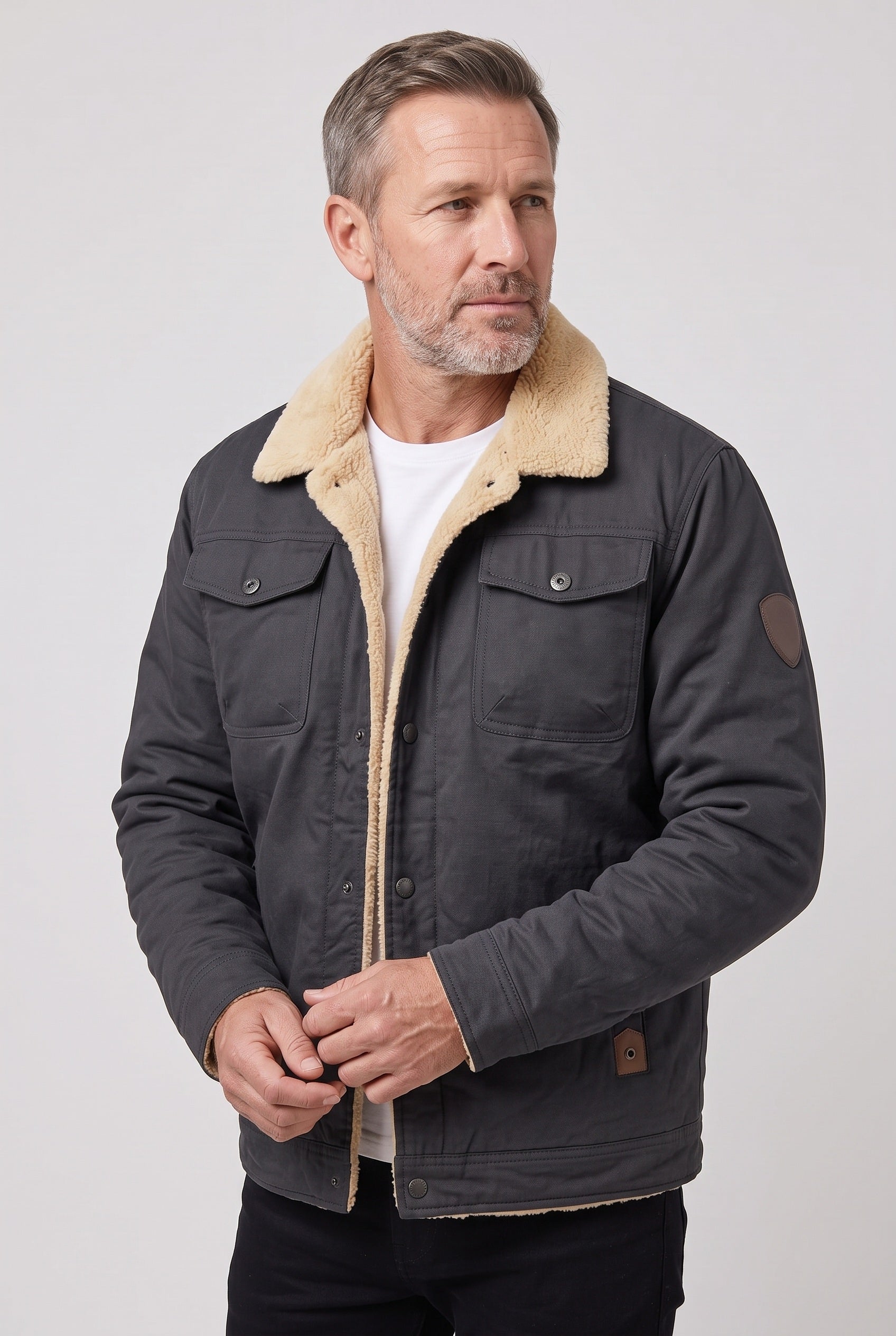 Men's Jacket | Fleece-Lined Trucker - 6