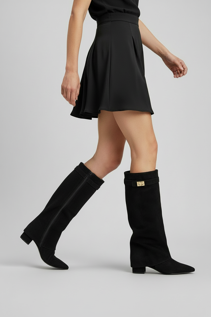 Women’s Boot | Knee High Block Heel - 2