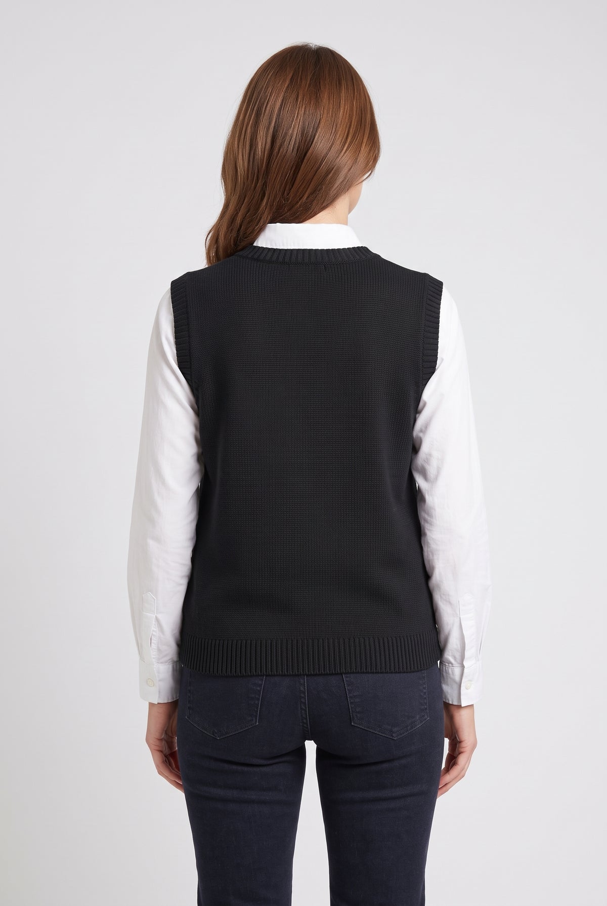 Women's Cardigan | Sleeveless Button Front - 2