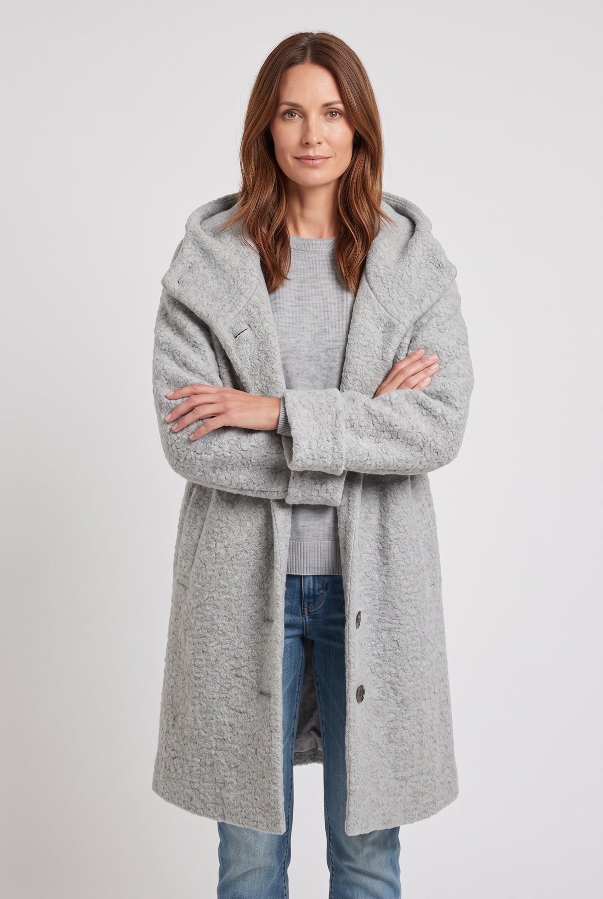 Women's Coat | Hooded Longline - 7