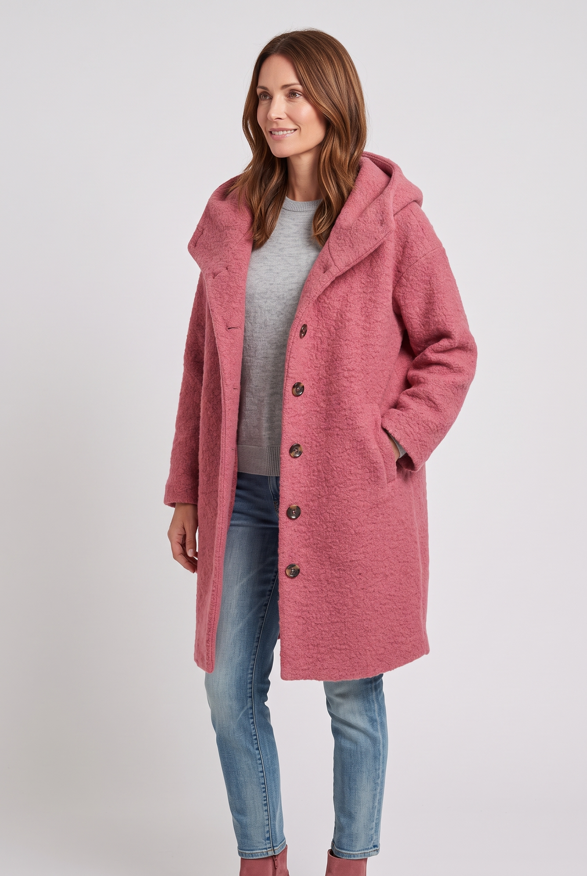 Women's Coat | Hooded Longline - 12