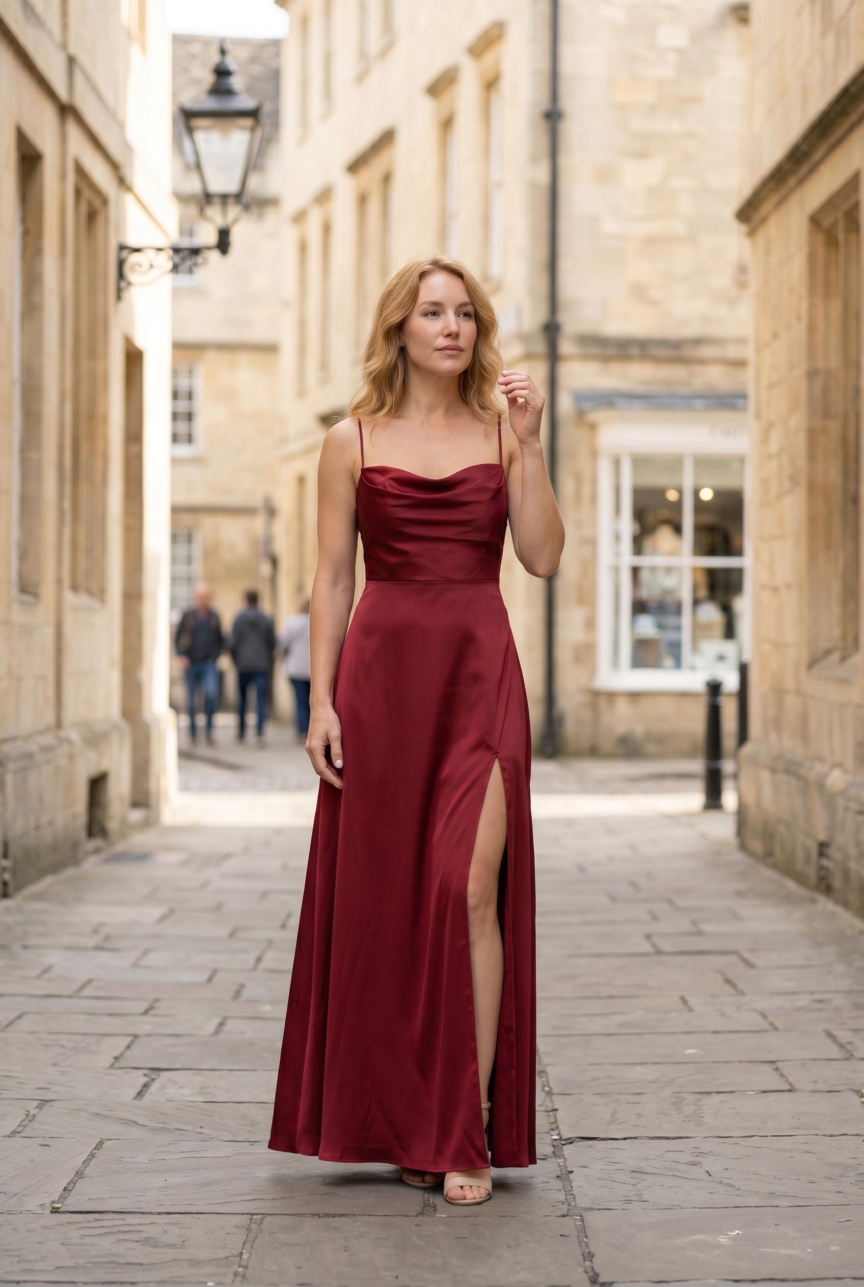 Women's Dress | High Slit Prom Maxi-4