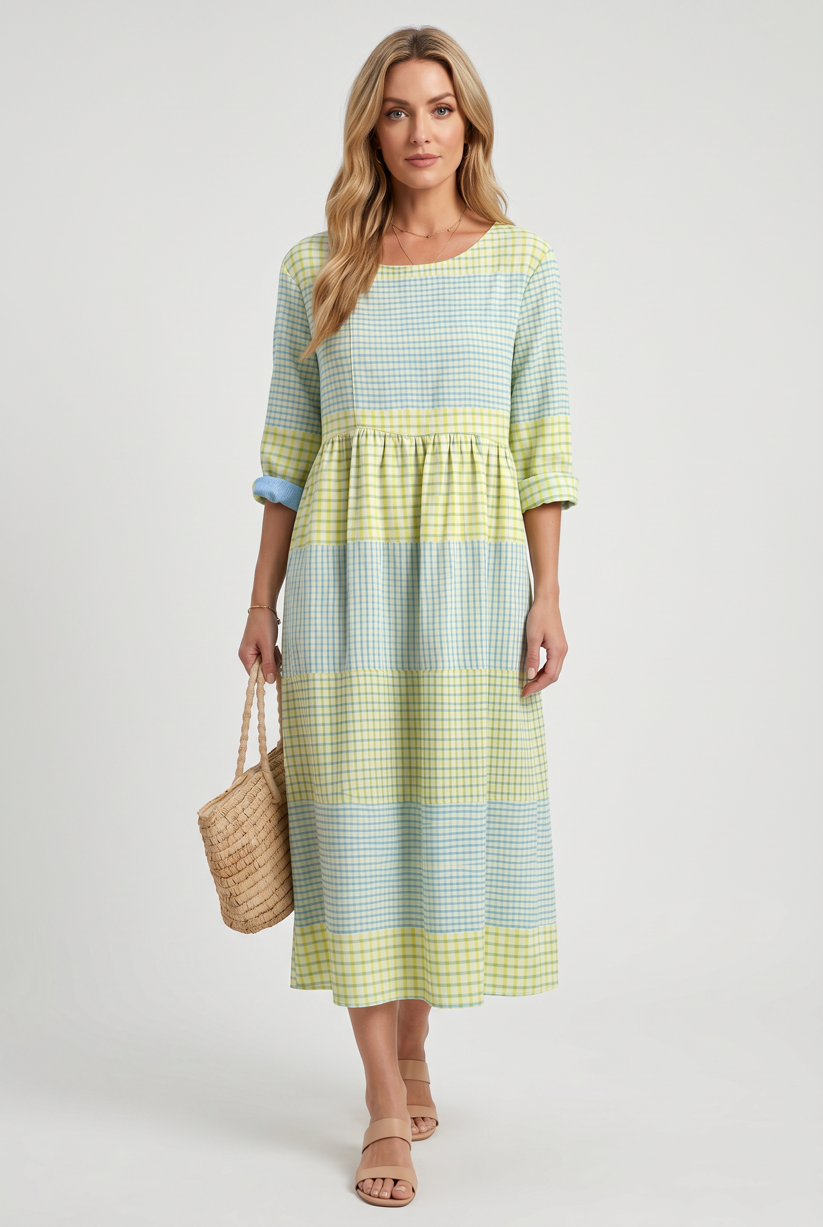 Women's Dress | Summer Casual Round Neck -1
