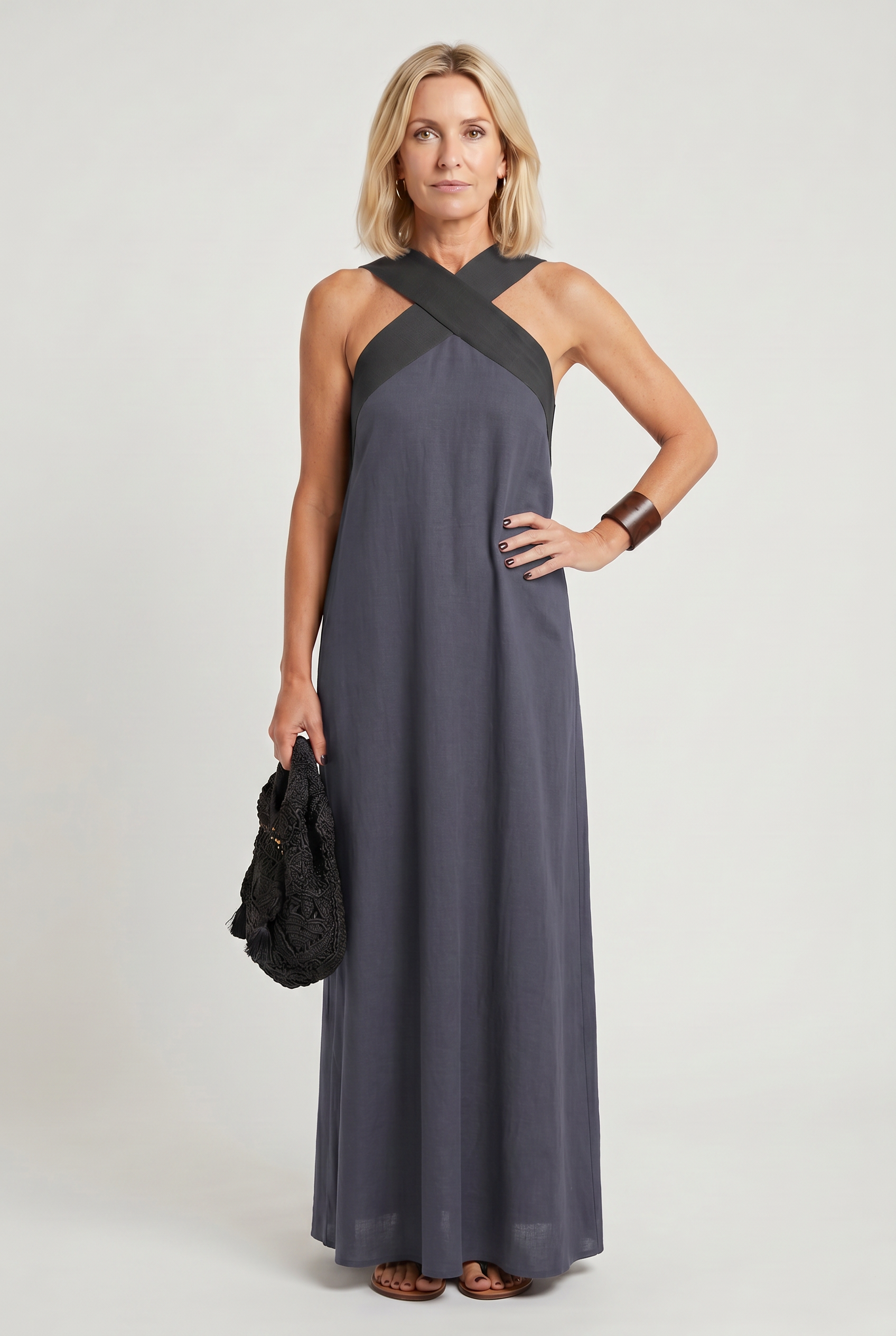 Women's Dress | Summer Cross Maxi-6