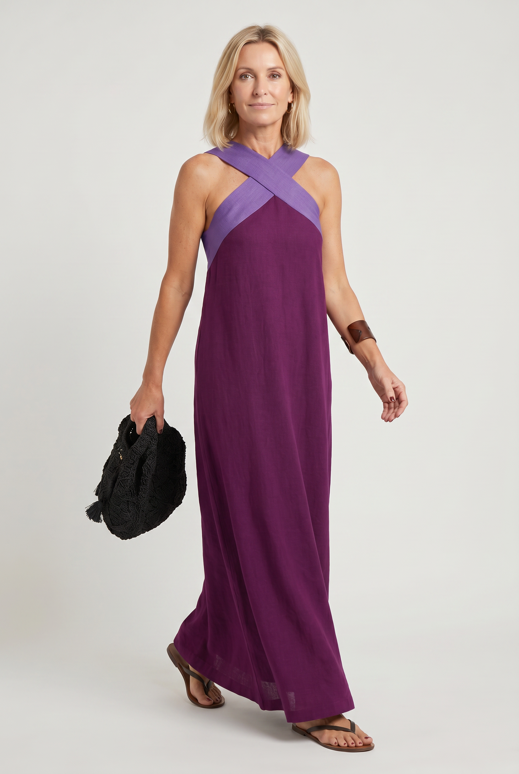 Women's Dress | Summer Cross Maxi-9