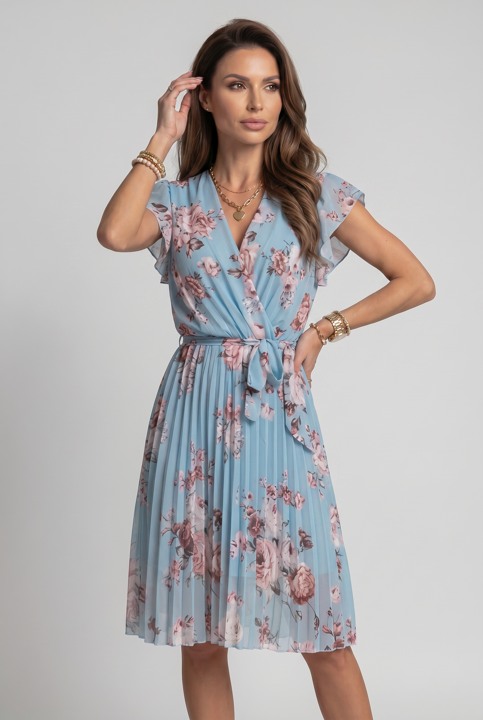 Women's Dress | Summer Wrap Flared-6
