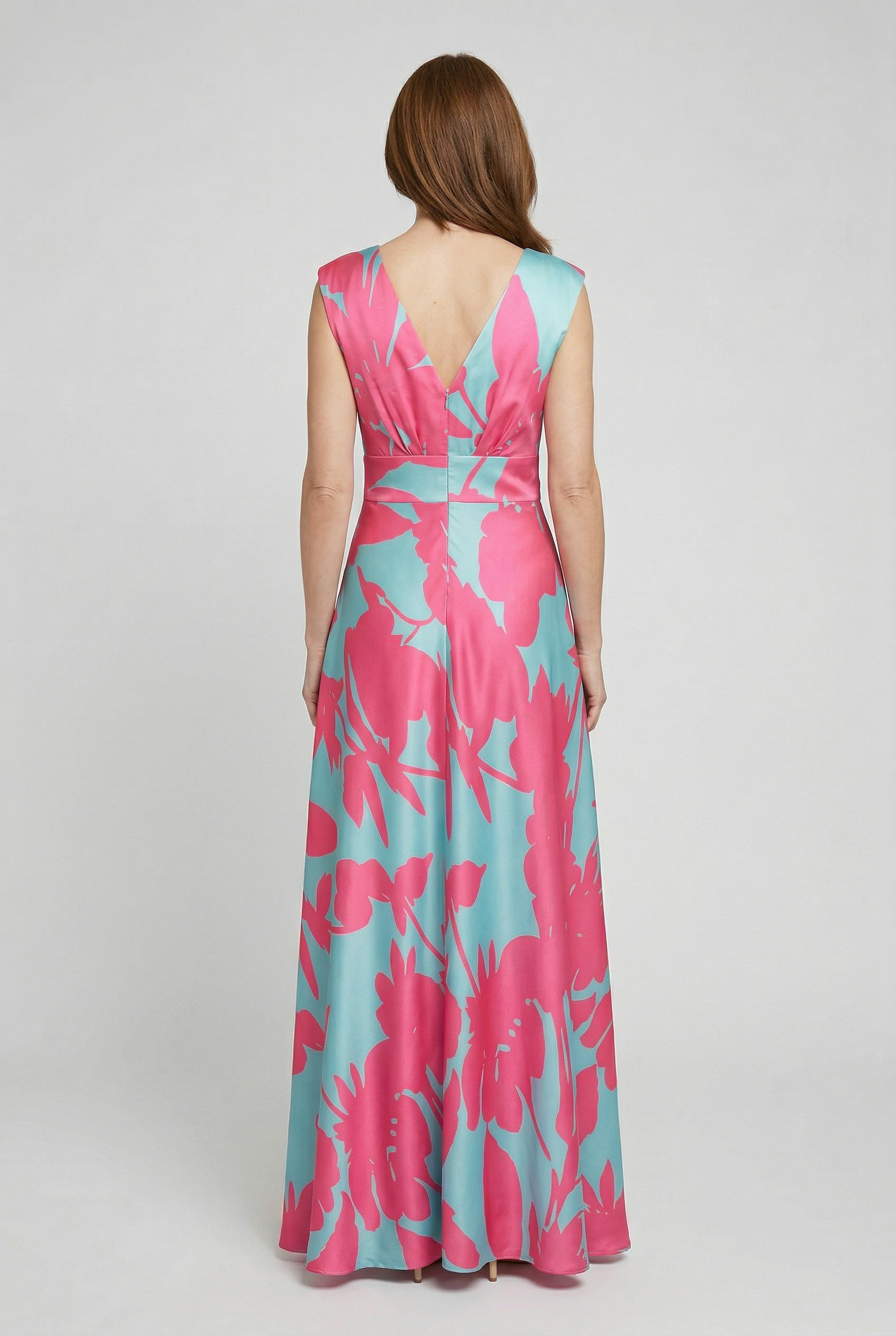Women’s Dress | V Neck Maxi - 2