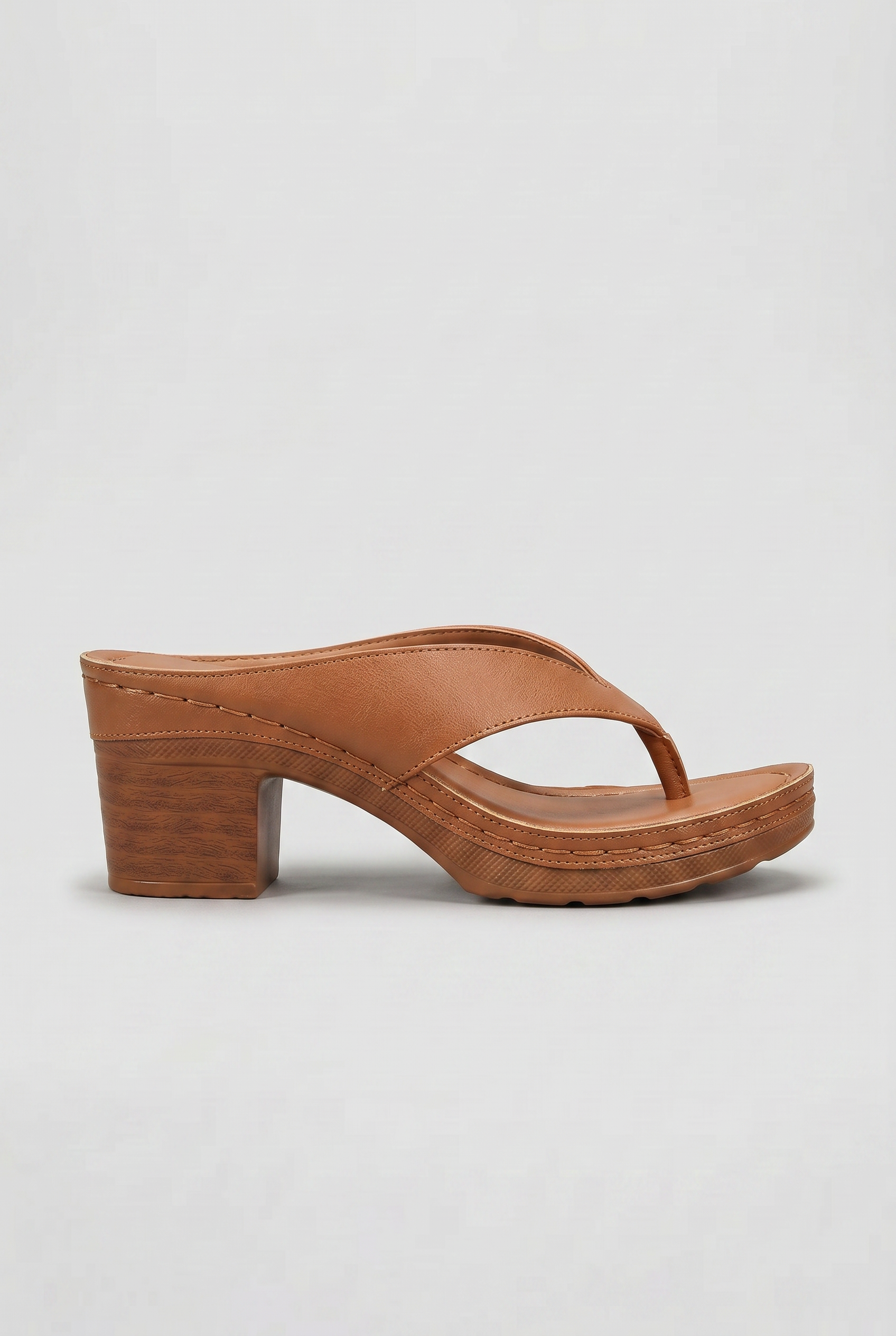 Women's Flip Flop Heel Sandals | Platform Block-6