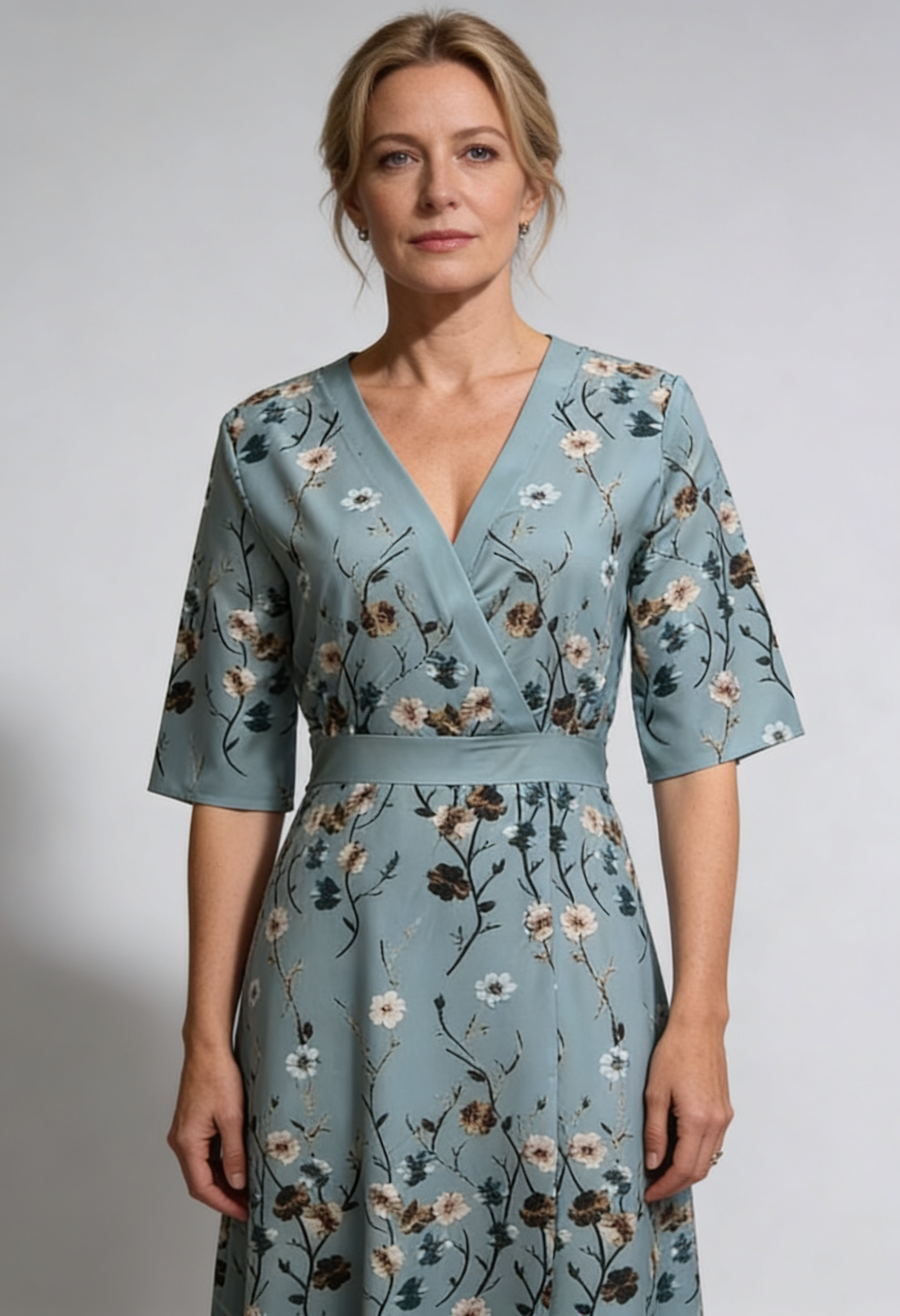 Women's Floral Printed Summer Dress | Maxi - 3