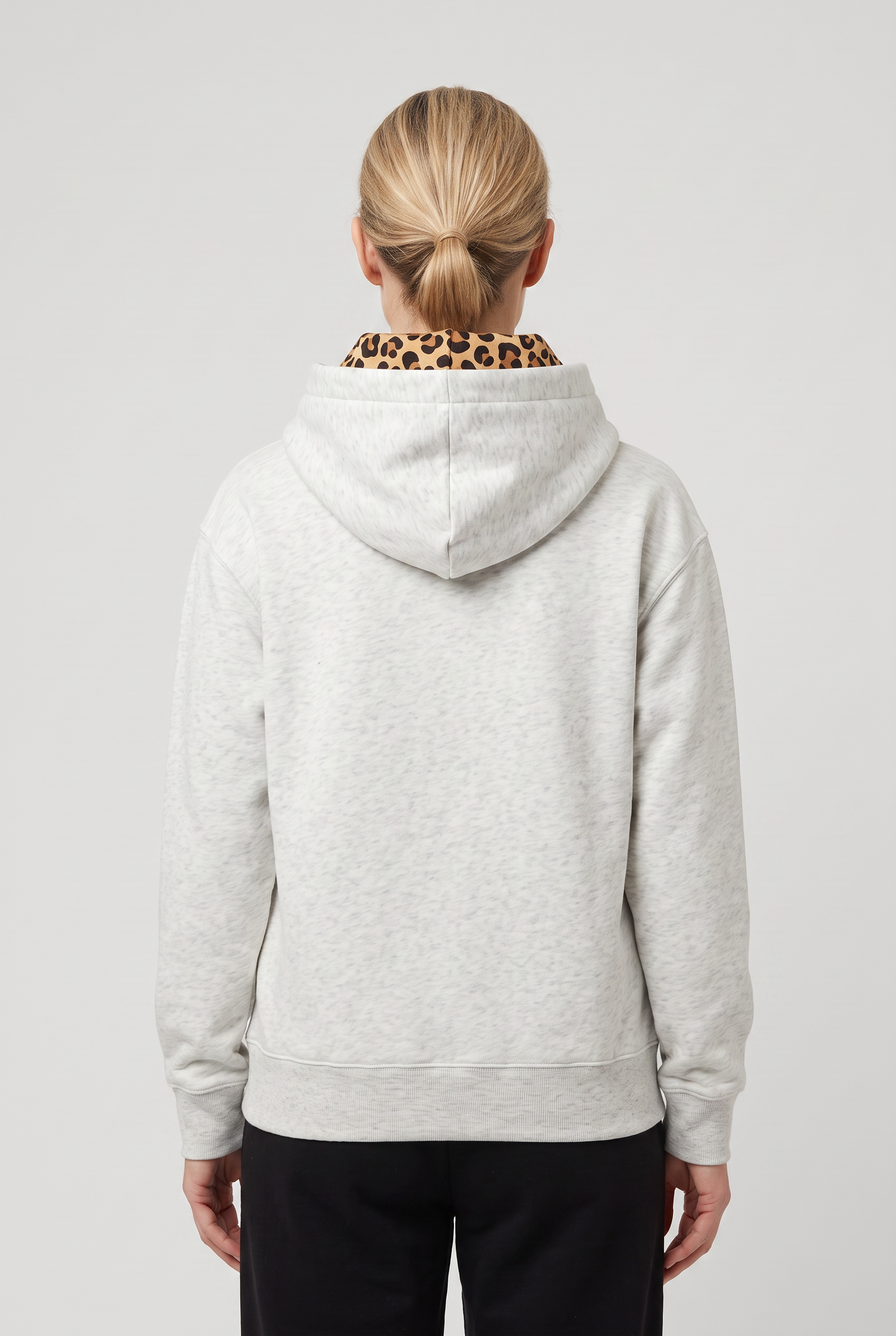 Women's Hoodie | Leopard Print Relaxed Fit - 2