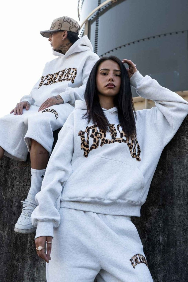 Women's Hoodie | Leopard Print Relaxed Fit - 3