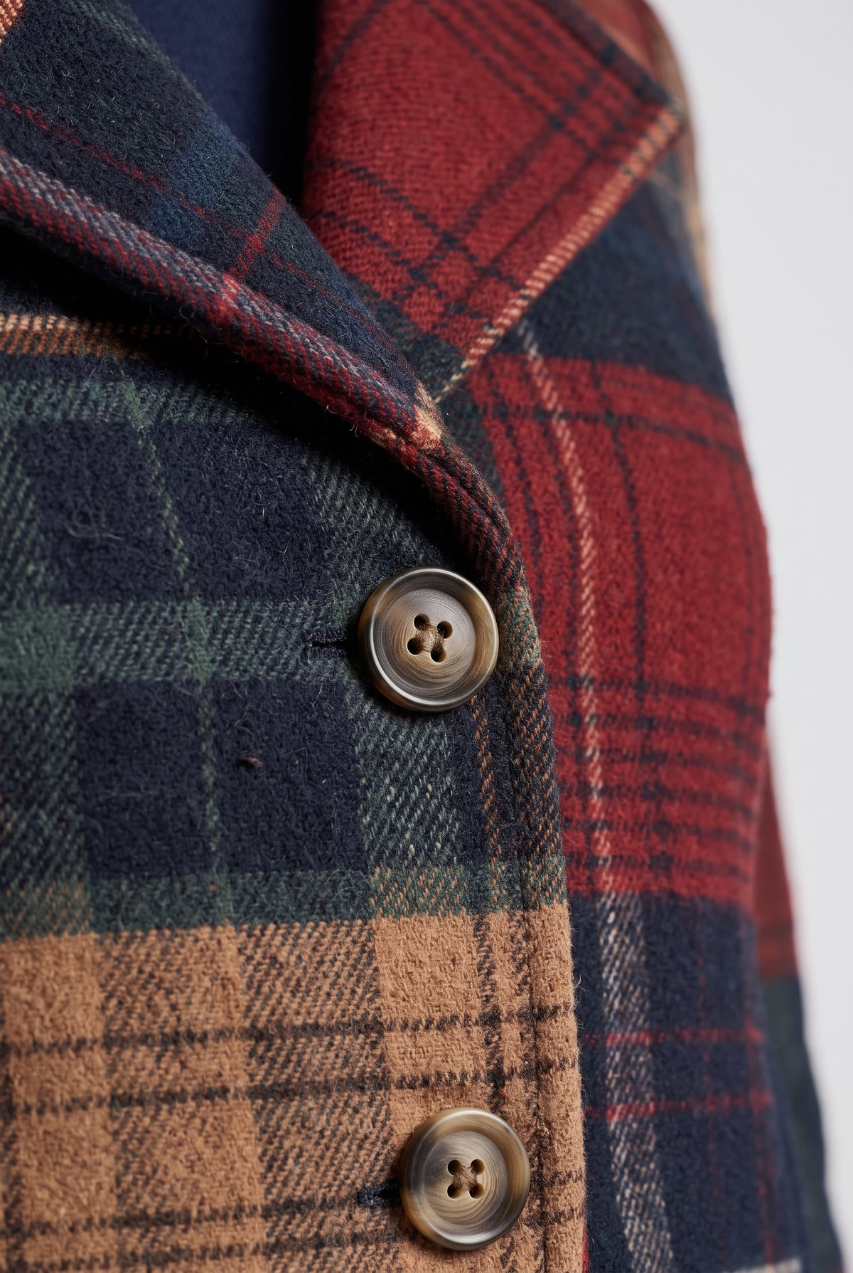 Women's Jacket | Checked Patchwork - 3