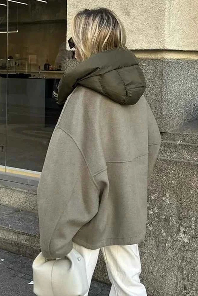 Women's Jacket | Oversized Padded Hood - 4