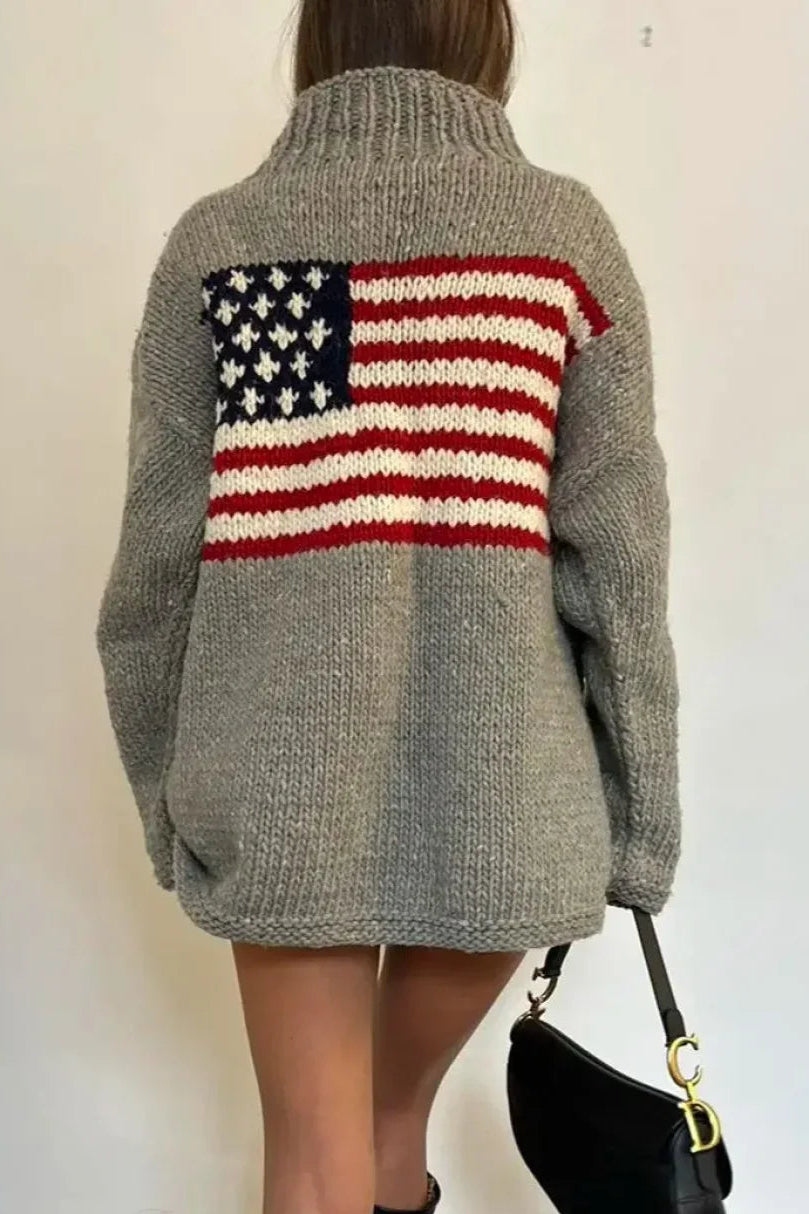Women's Jumper | Chunky High Neck Knit - 8
