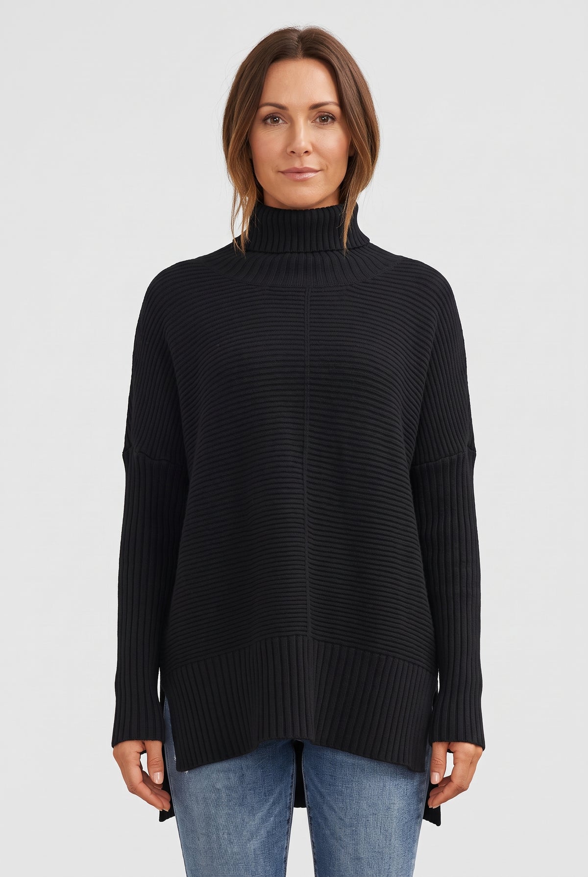 Women's Jumper | Ribbed Roll Neck - 1