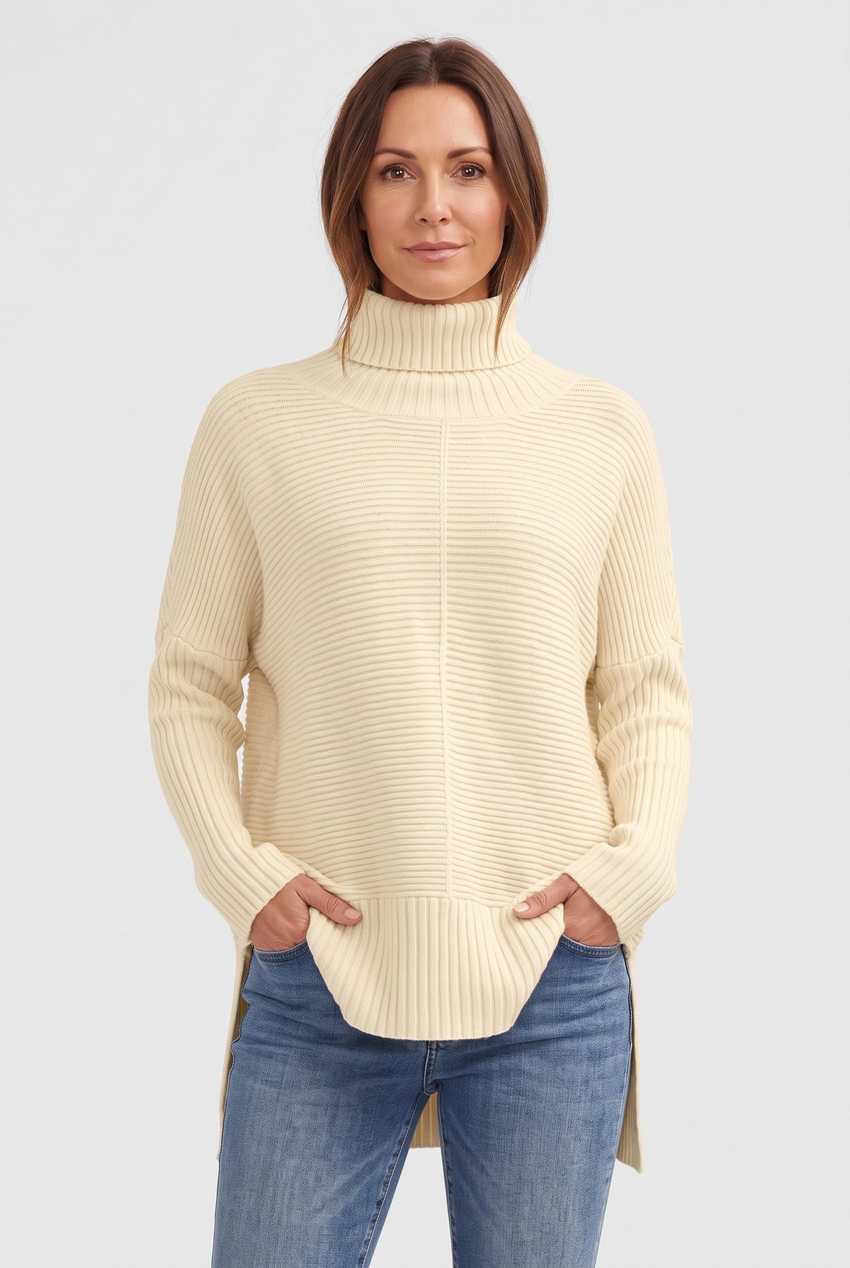 Women's Jumper | Ribbed Roll Neck - 11