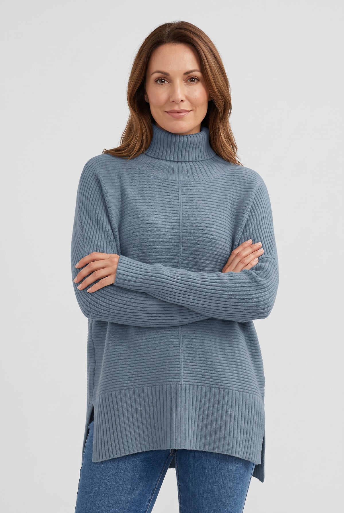 Women's Jumper | Ribbed Roll Neck - 8