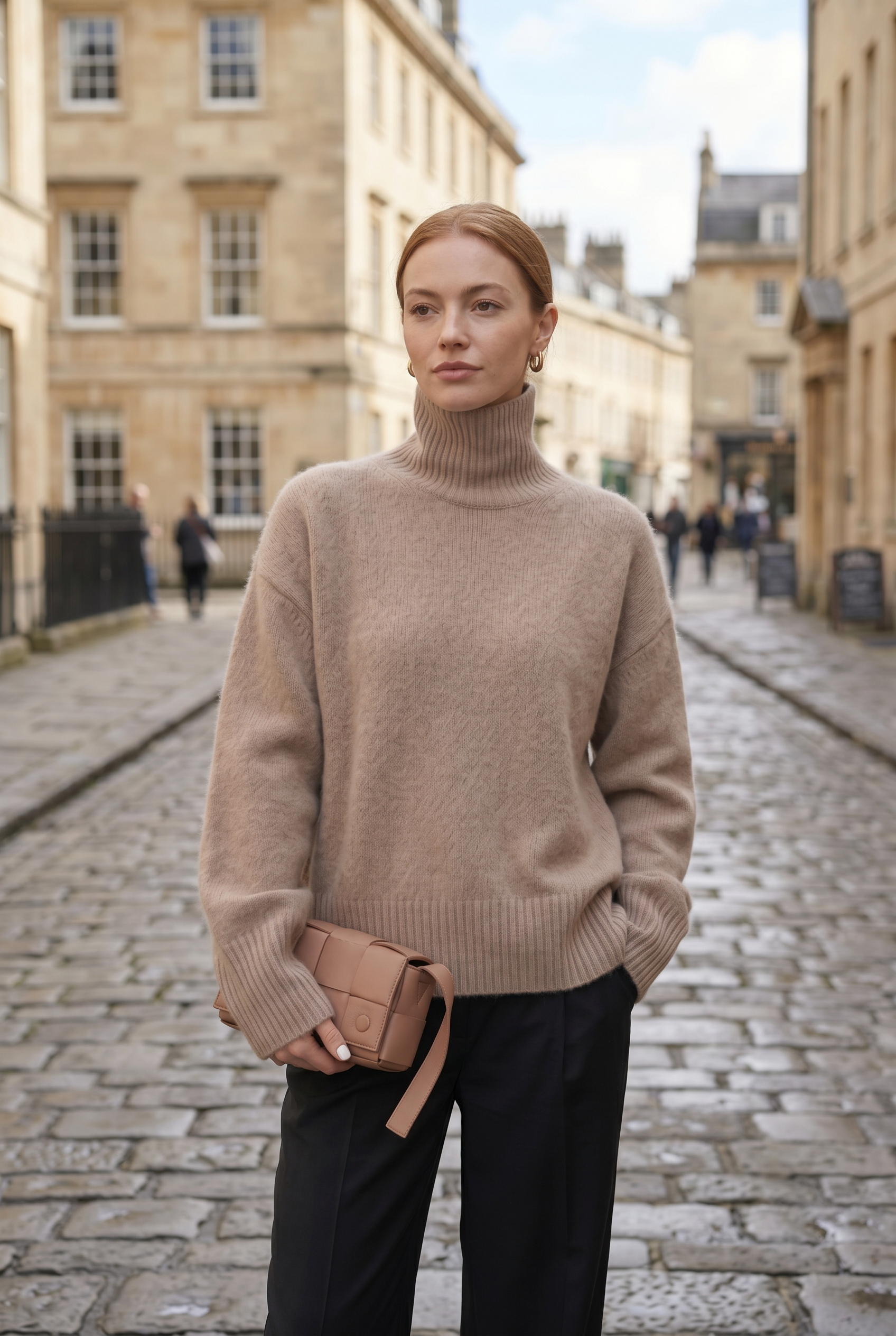 Women's Jumper | Turtleneck Knit-4