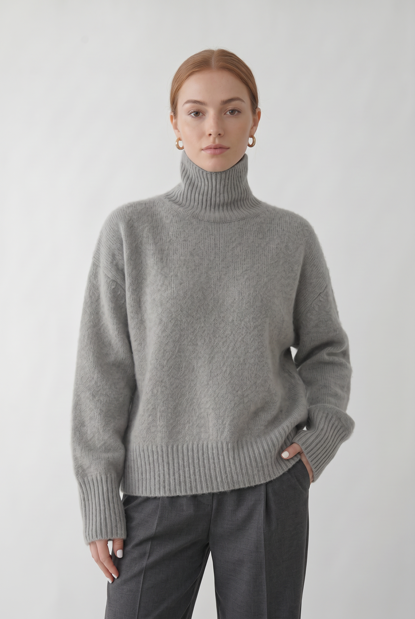 Women's Jumper | Turtleneck Knit-6