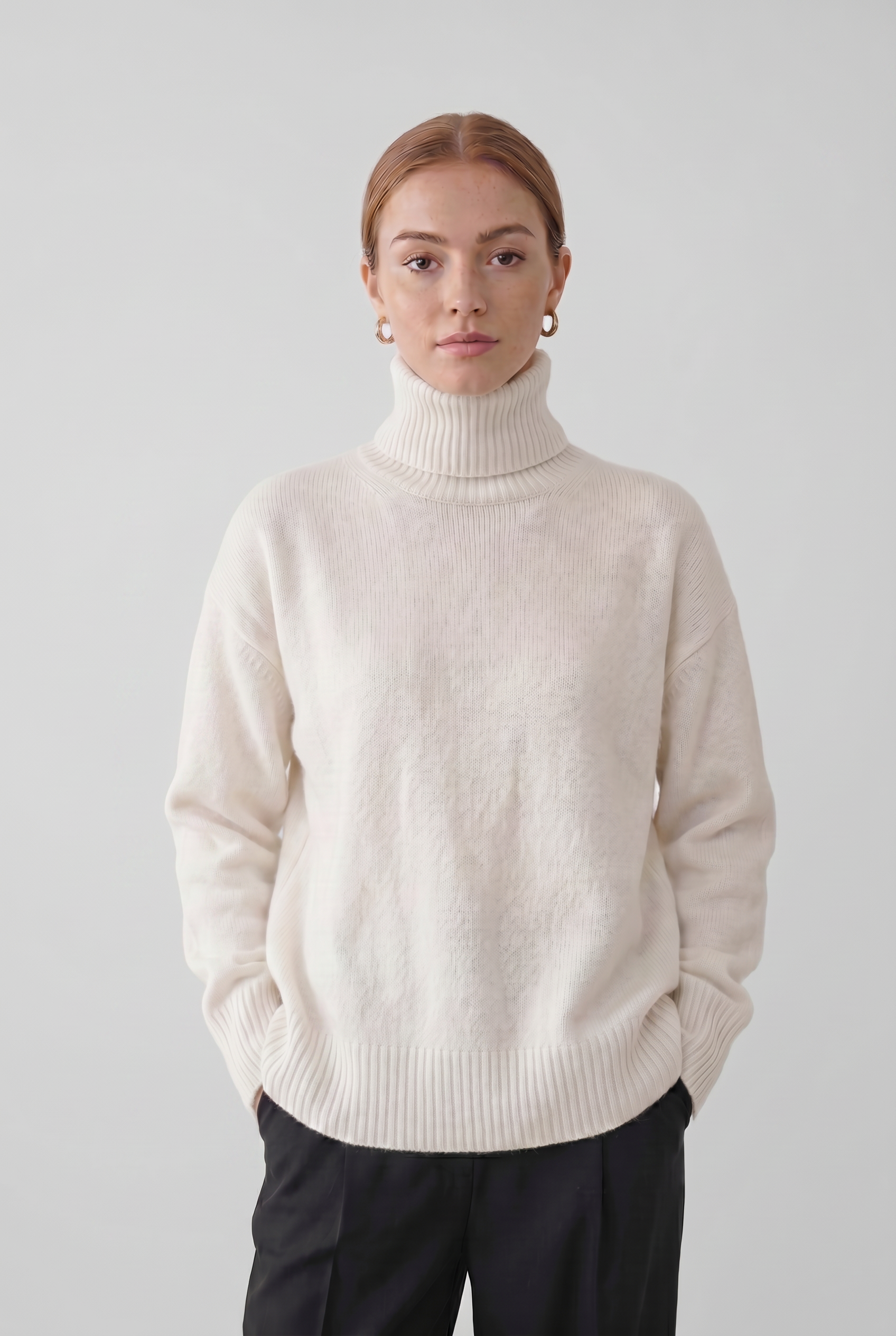 Women's Jumper | Turtleneck Knit-8