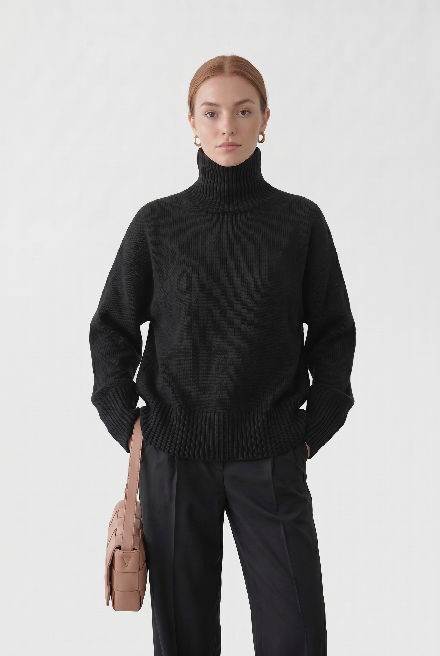 Women's Jumper | Turtleneck Knit-9