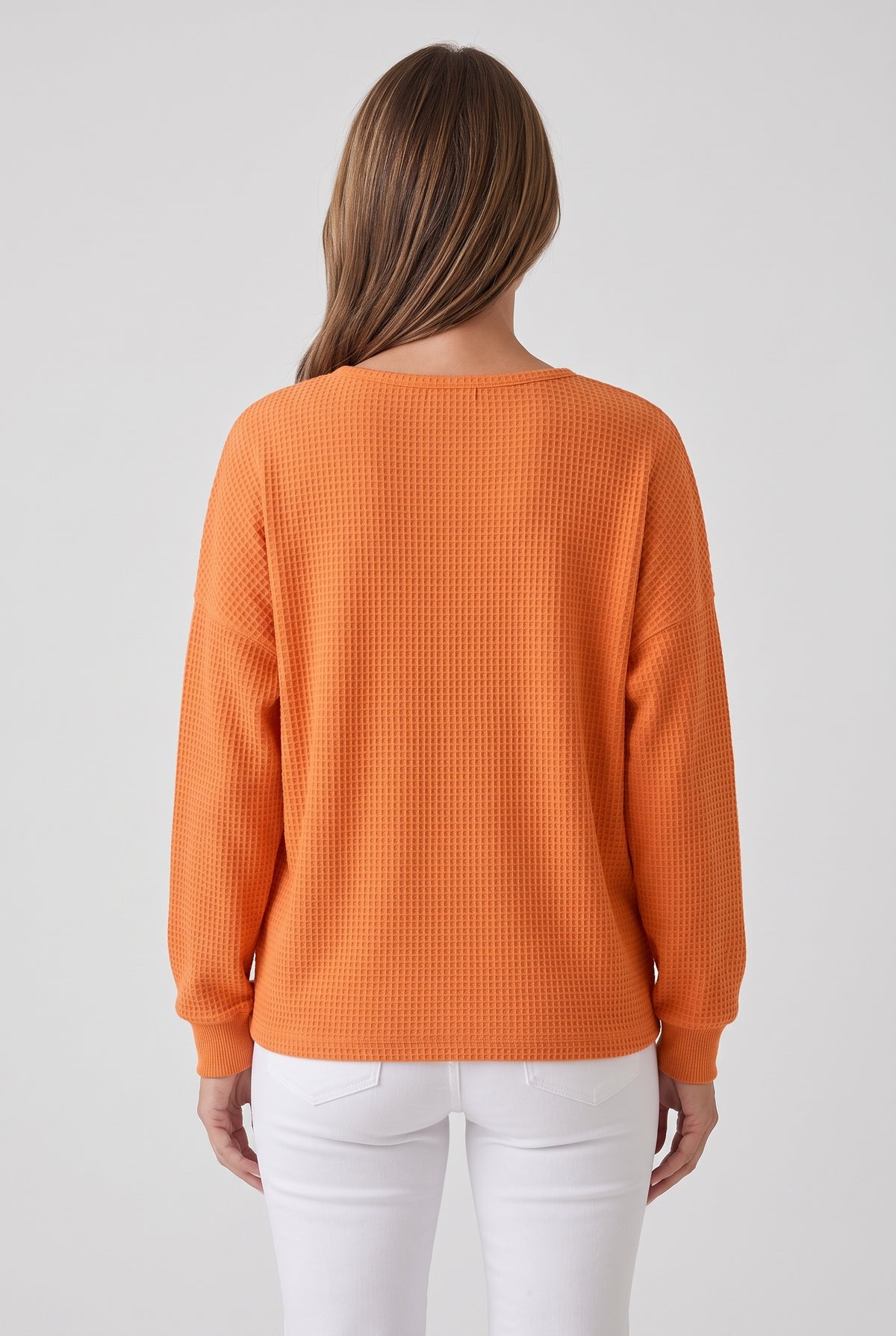 Women's Jumper | Waffle Button Neck - 2