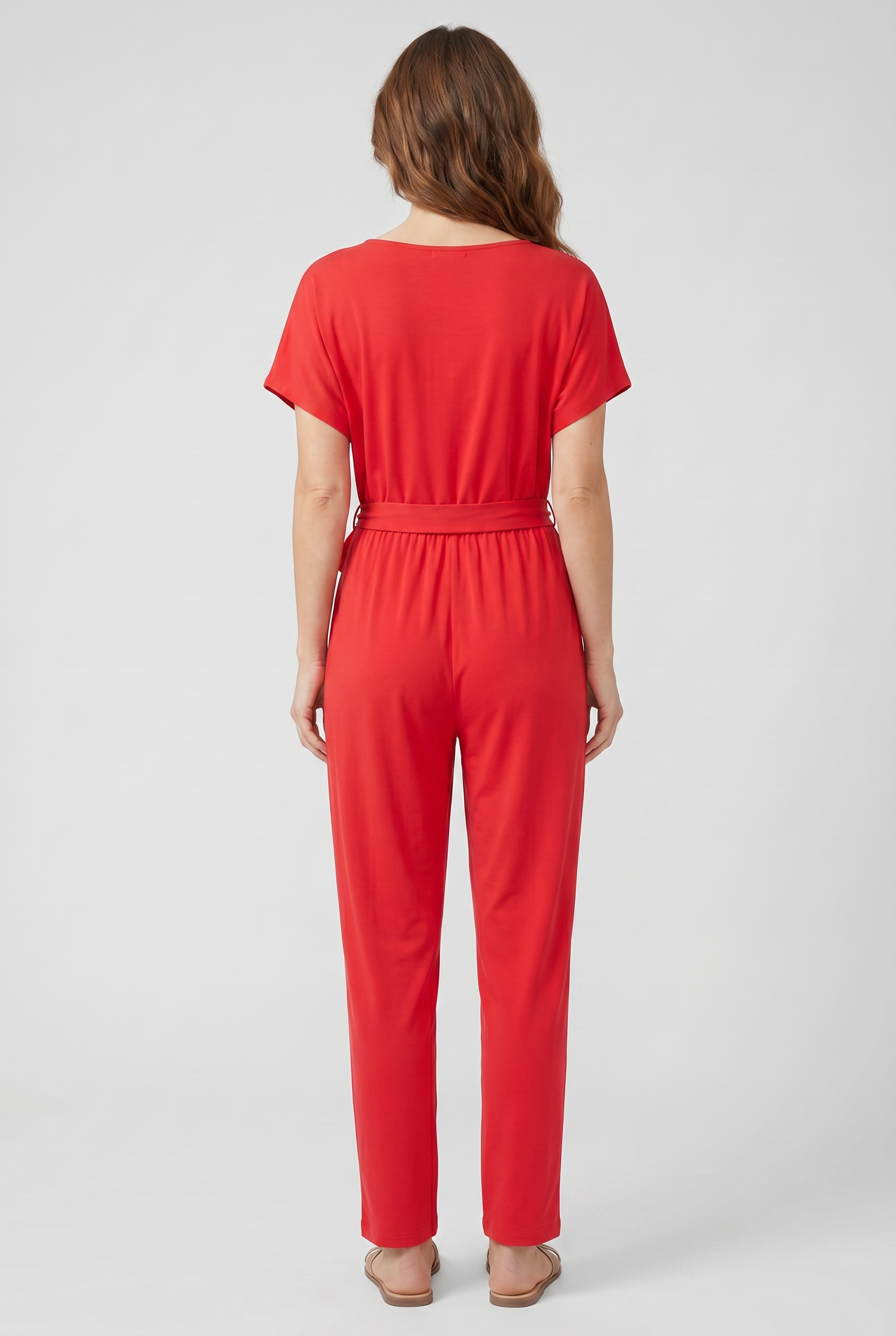 Women's Jumpsuit | Wide-Cut with Belt-2