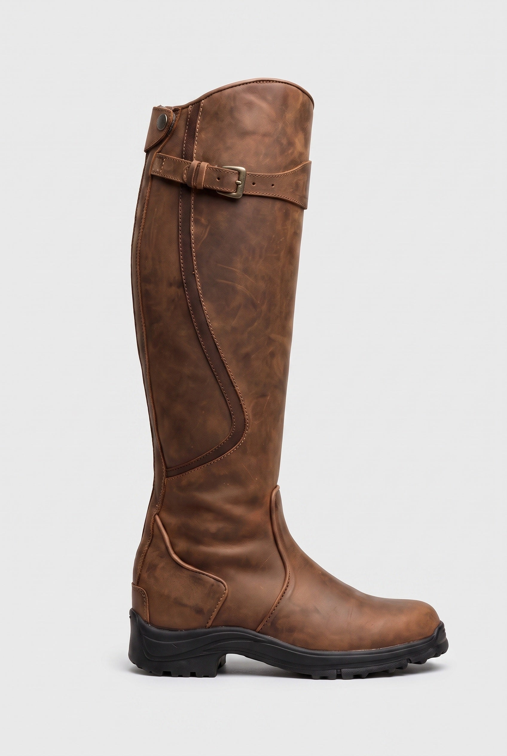 Women's Knee High Boots | Waterproof With Buckle Strap - 4