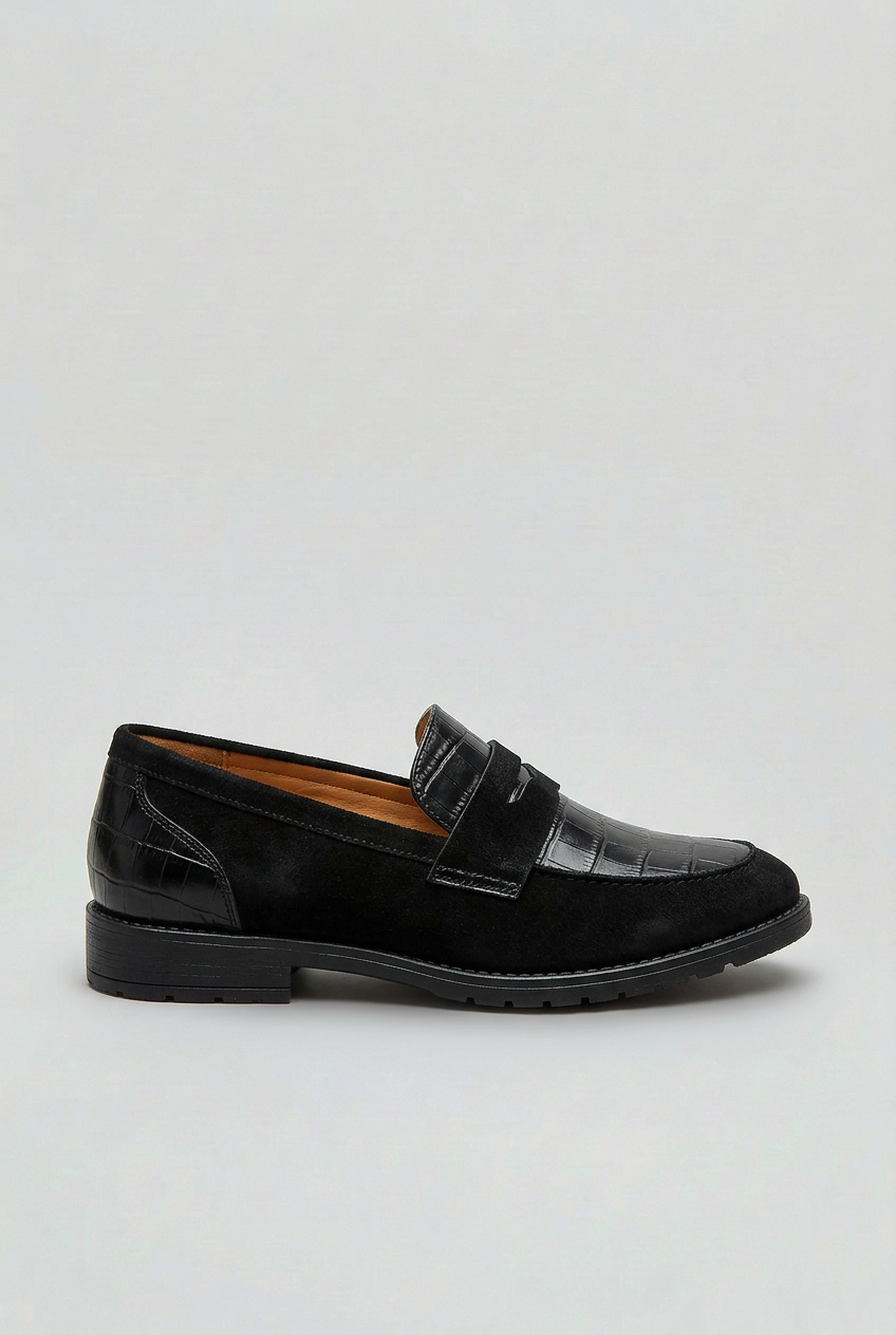 Women’s Loafers | Croc-Embossed Slip-On - 1