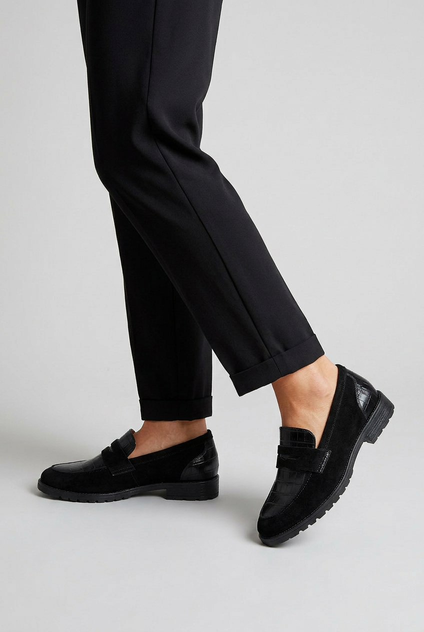 Women’s Loafers | Croc-Embossed Slip-On - 2