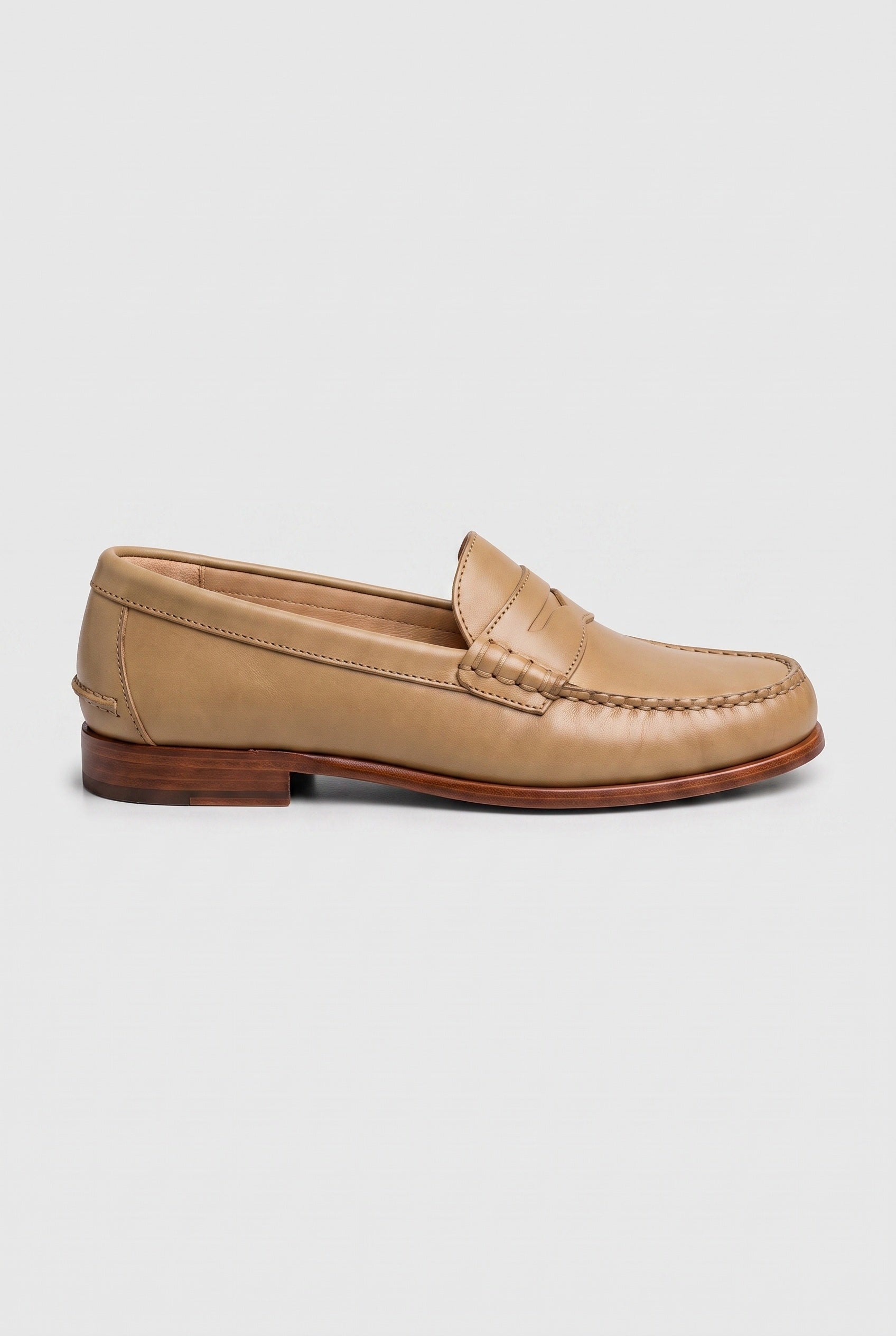 Women's Loafers | Leather-Look Penny Slot - 5