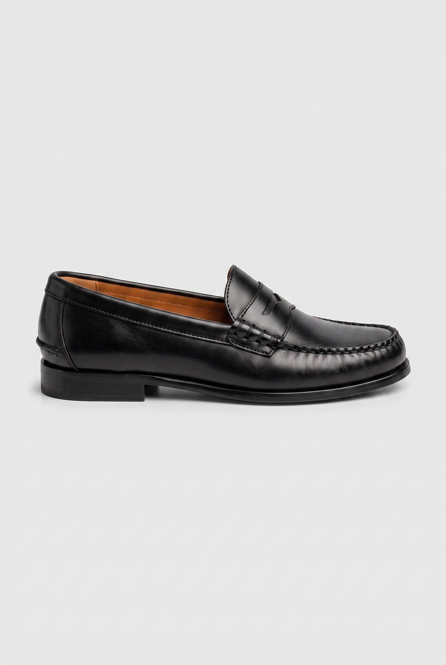 Women's Loafers | Leather-Look Penny Slot - 6