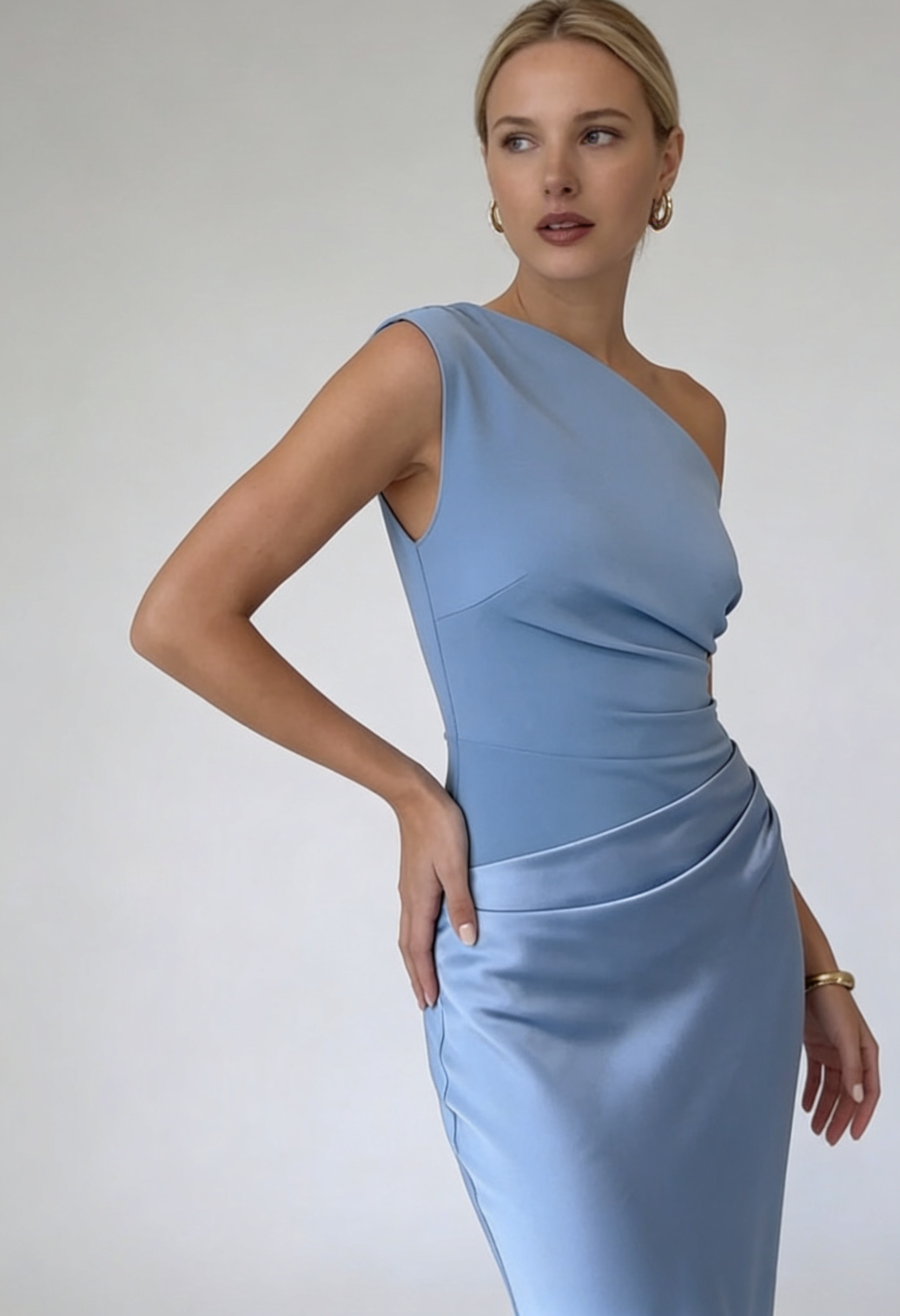 Women’s One Shoulder Bridesmaid Dress | Maxi - 5