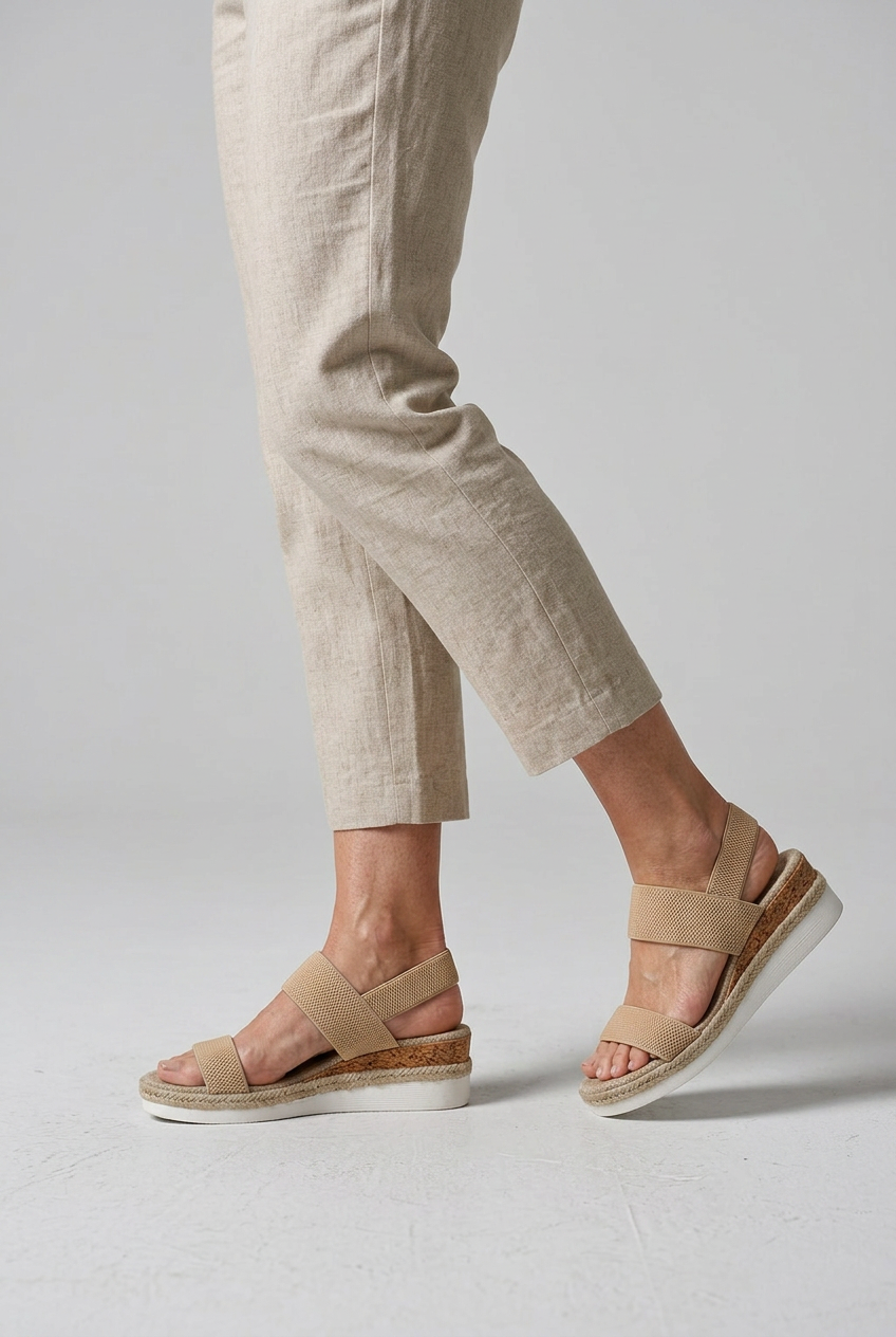 Women’s Open Toe Strap Sandals | Wedge - 3