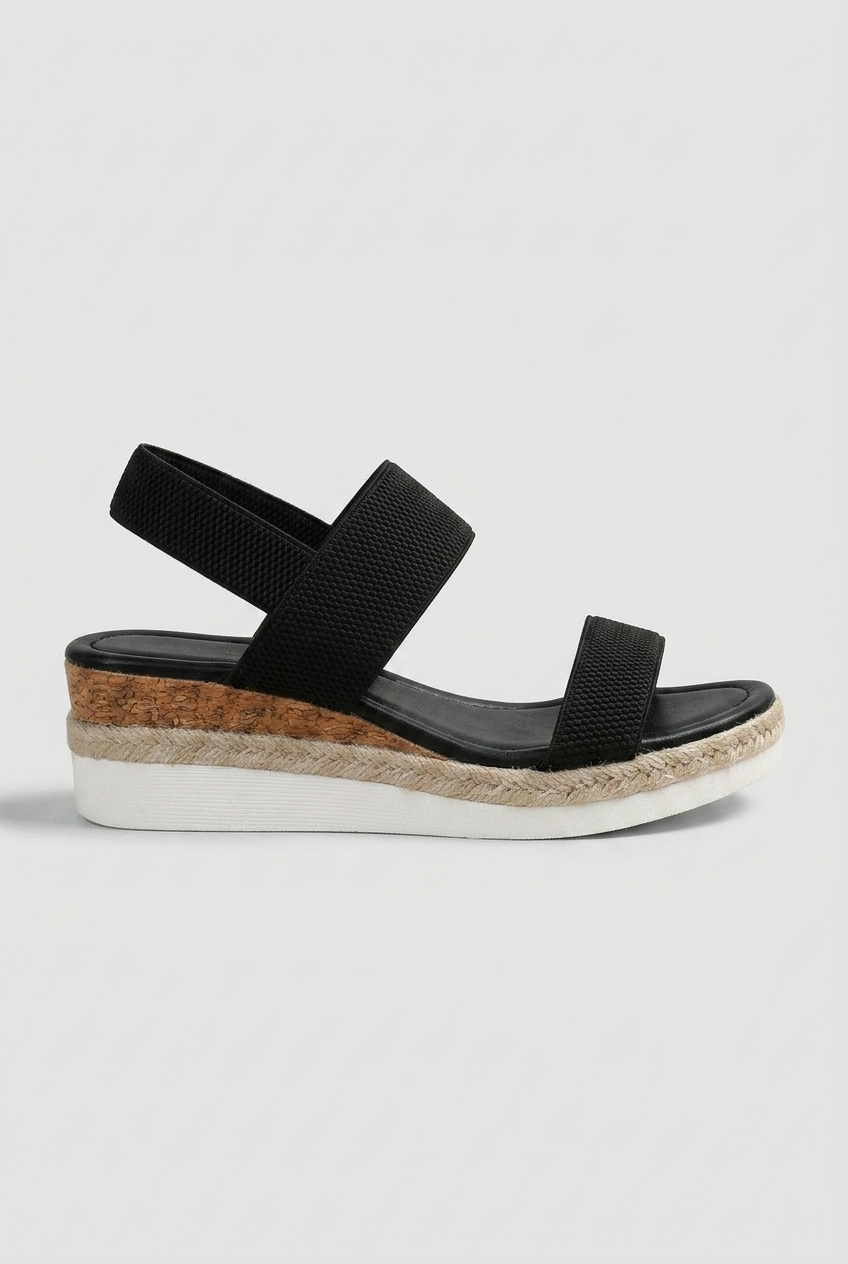 Women’s Open Toe Strap Sandals | Wedge - 6