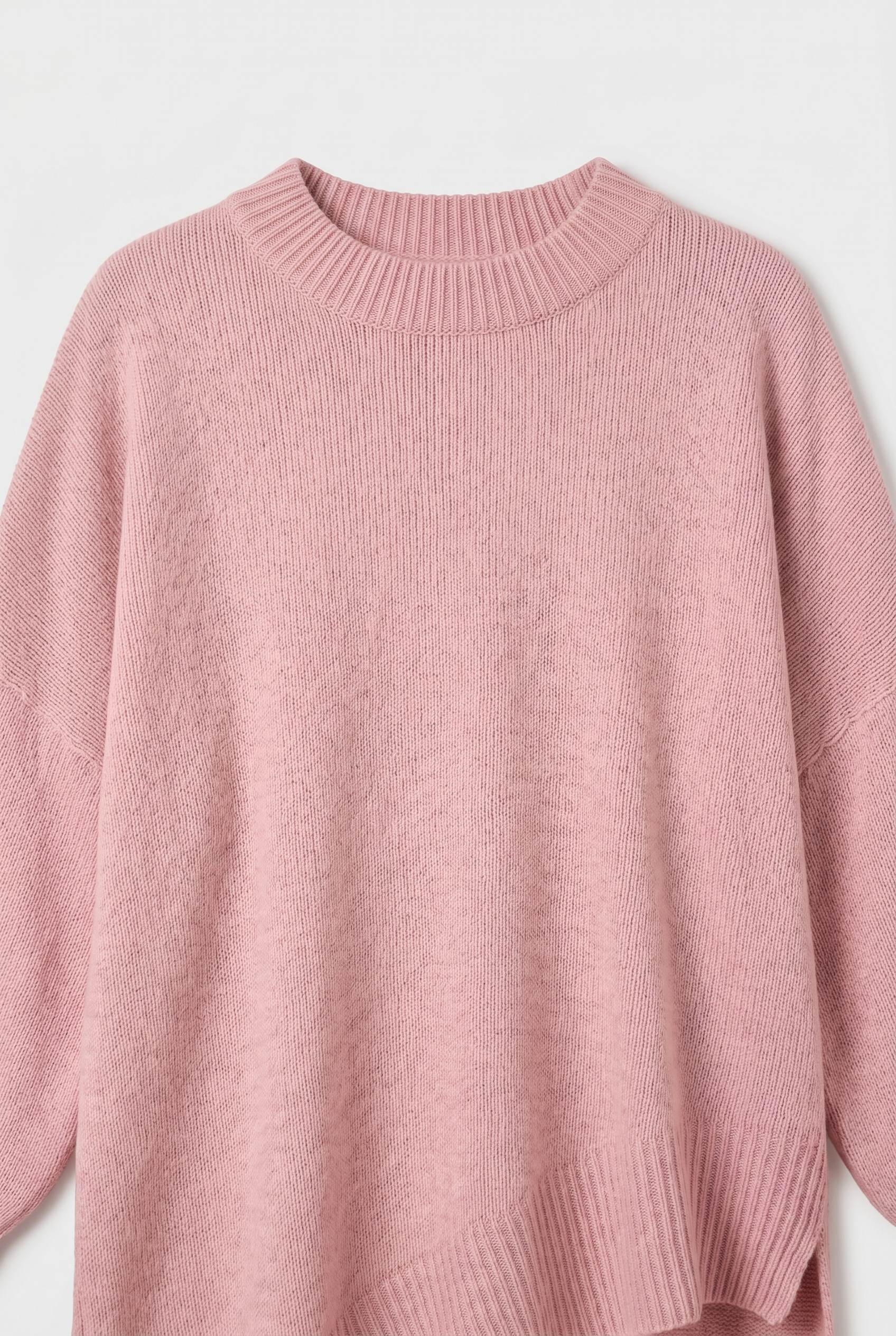 Women's Oversized Knitted Jumper | Crew Neck - 3