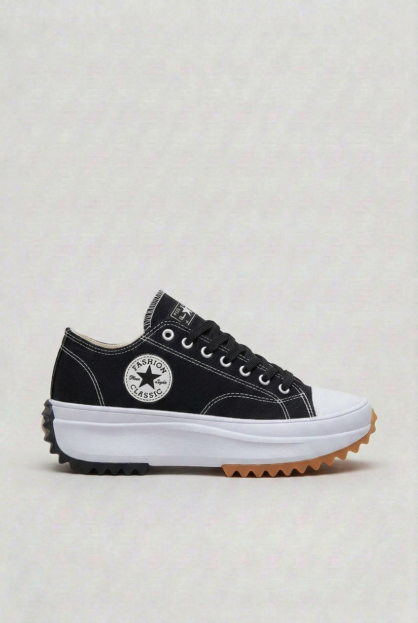 Women’s Platform Casual Sneakers | Lace up - 6