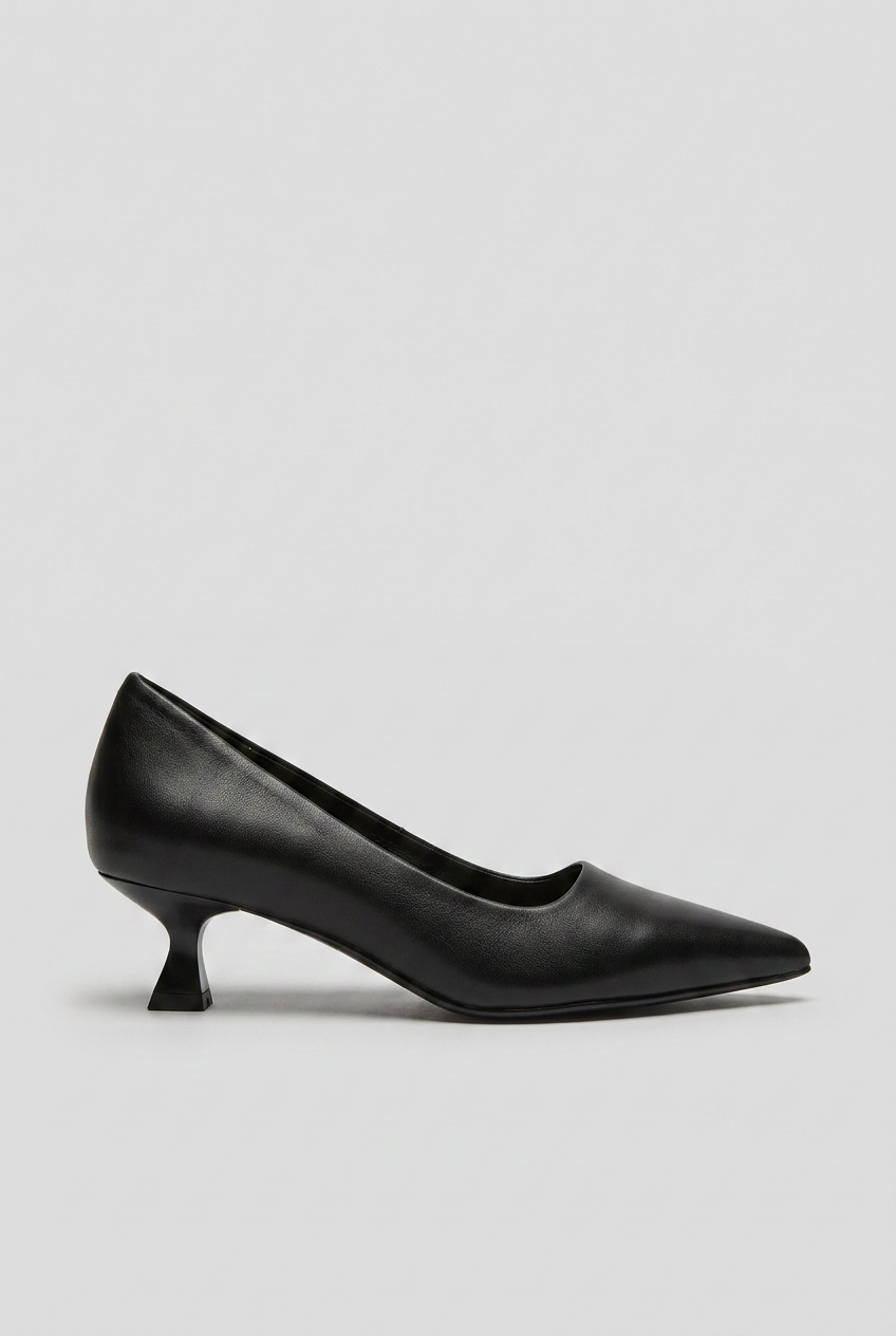 Women's Pointed Toe Kitten Heel Pumps | Stylish - 7