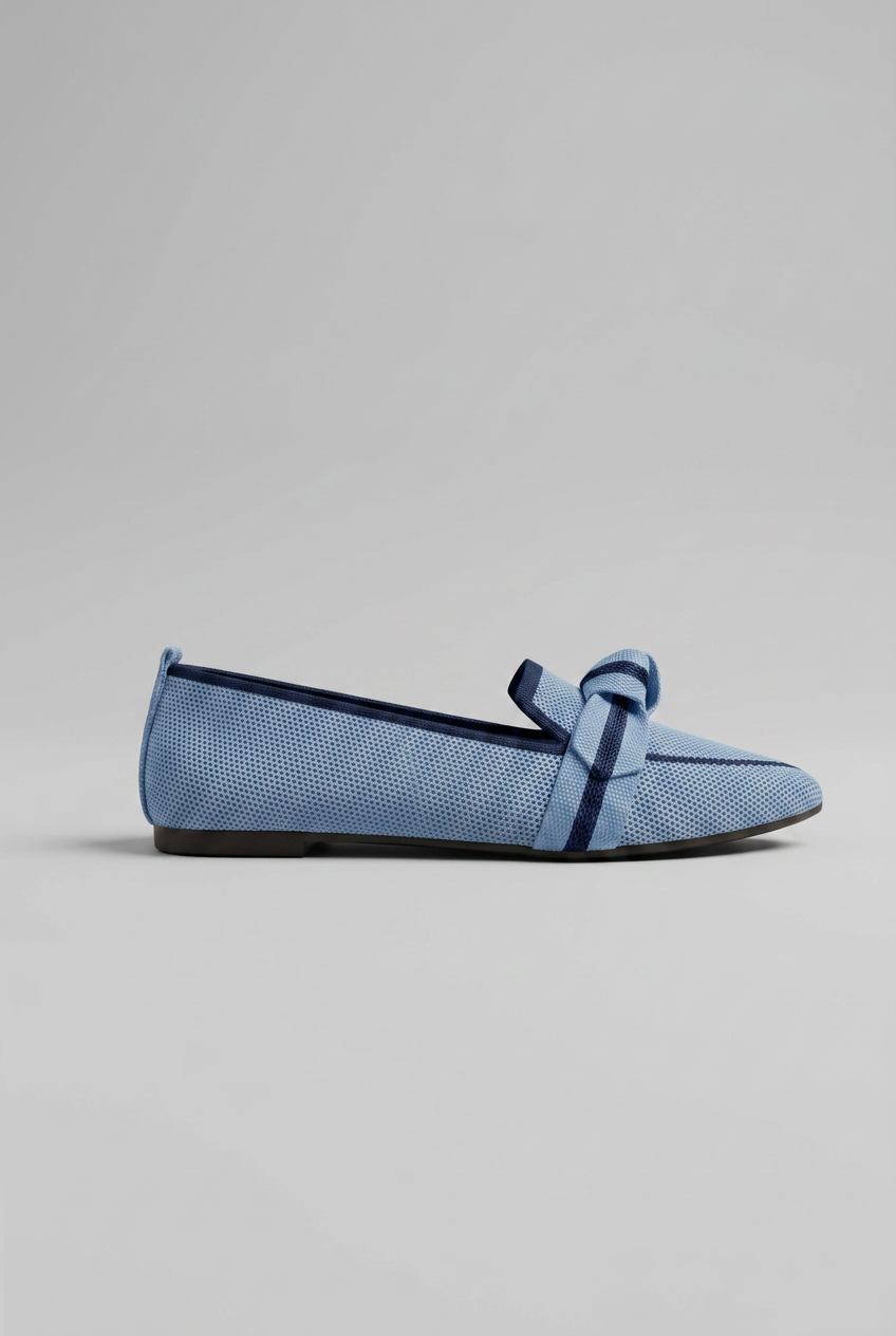Women’s Pointed Toe Slip On Loafers | Knot Design - 5