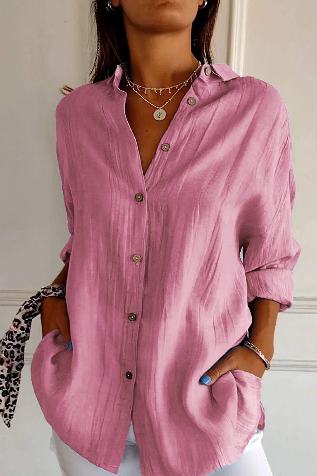 Women’s Shirt | Button Up Long Sleeve - 11