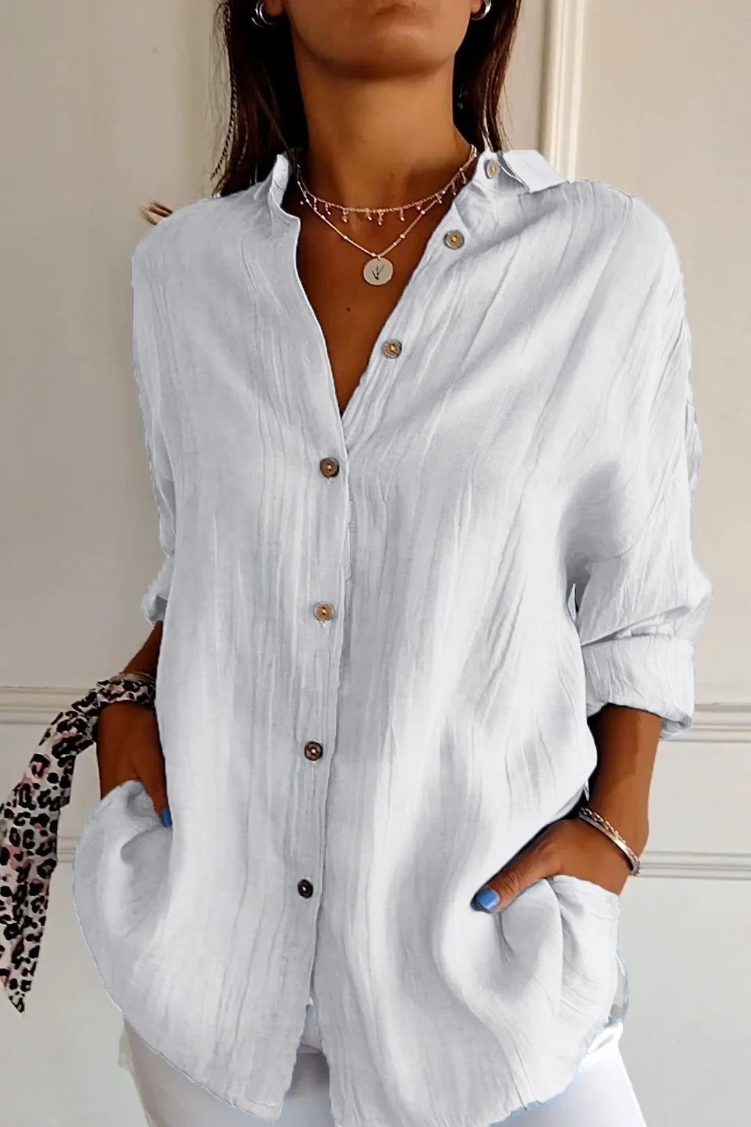 Women’s Shirt | Button Up Long Sleeve - 6