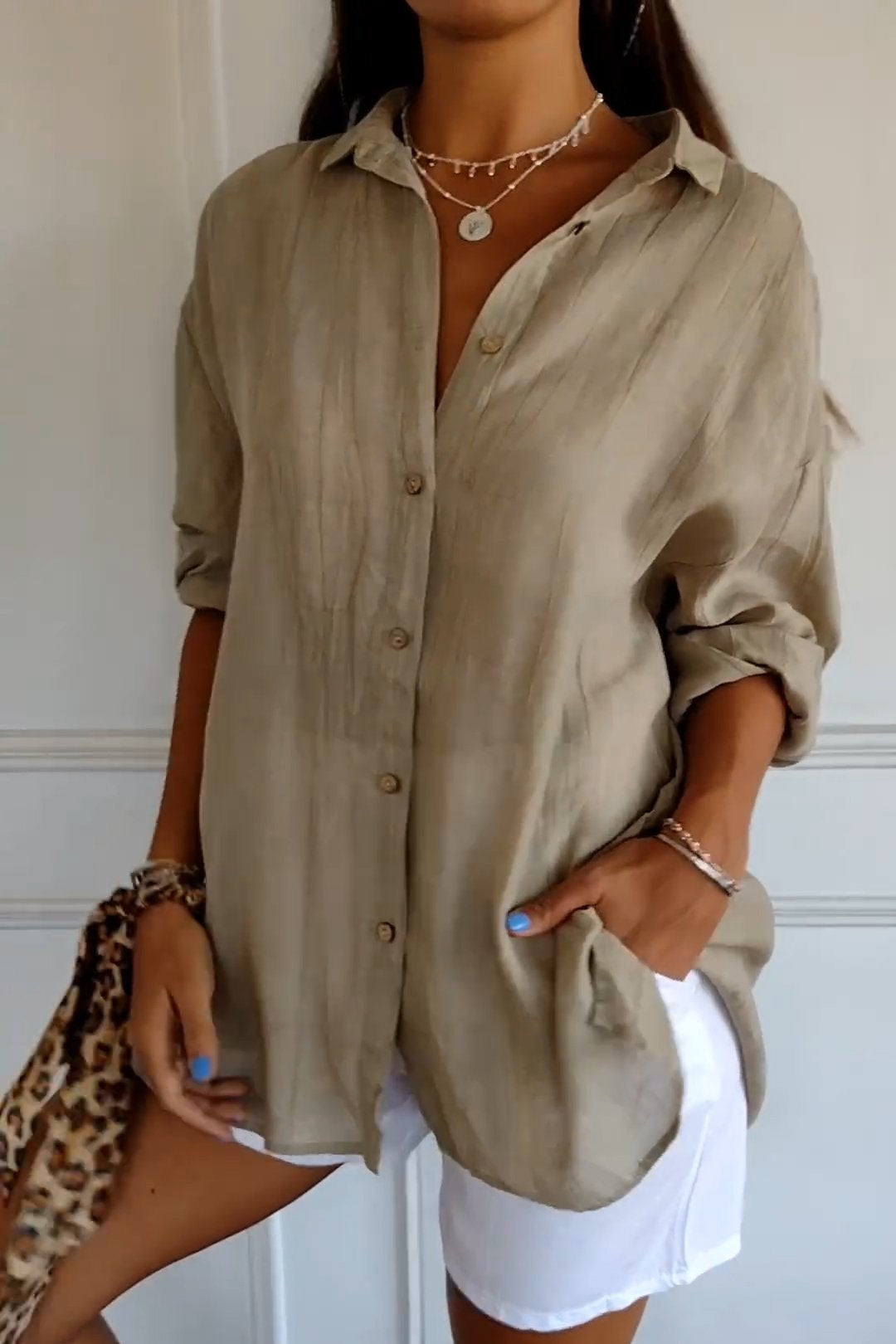 Women’s Shirt | Button Up Long Sleeve - 8