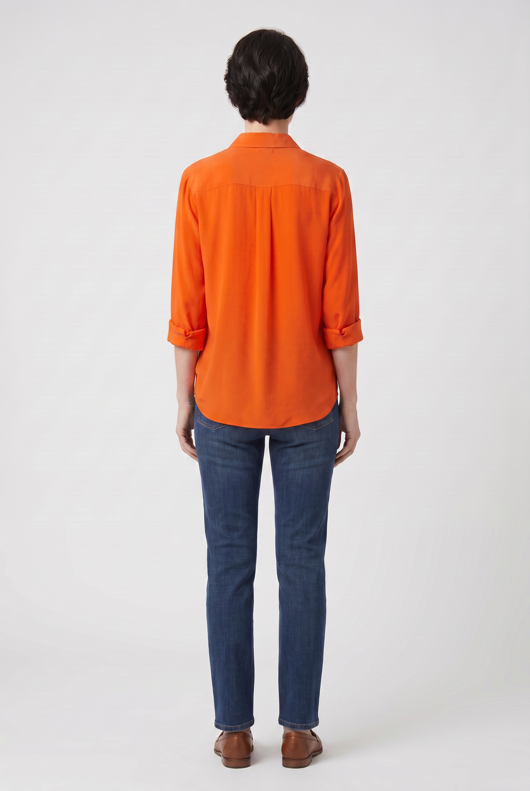 Women's Shirt | V Neck Button Front Design-2
