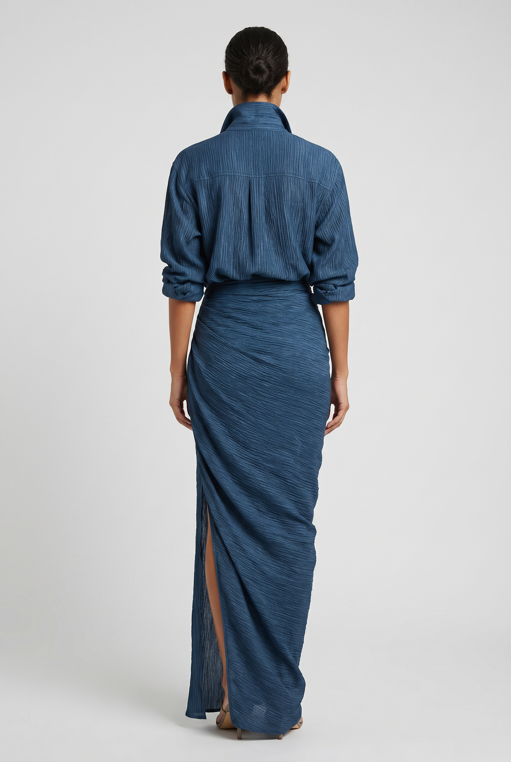 Women's Shirt and Skirt Set | Ribbed-2