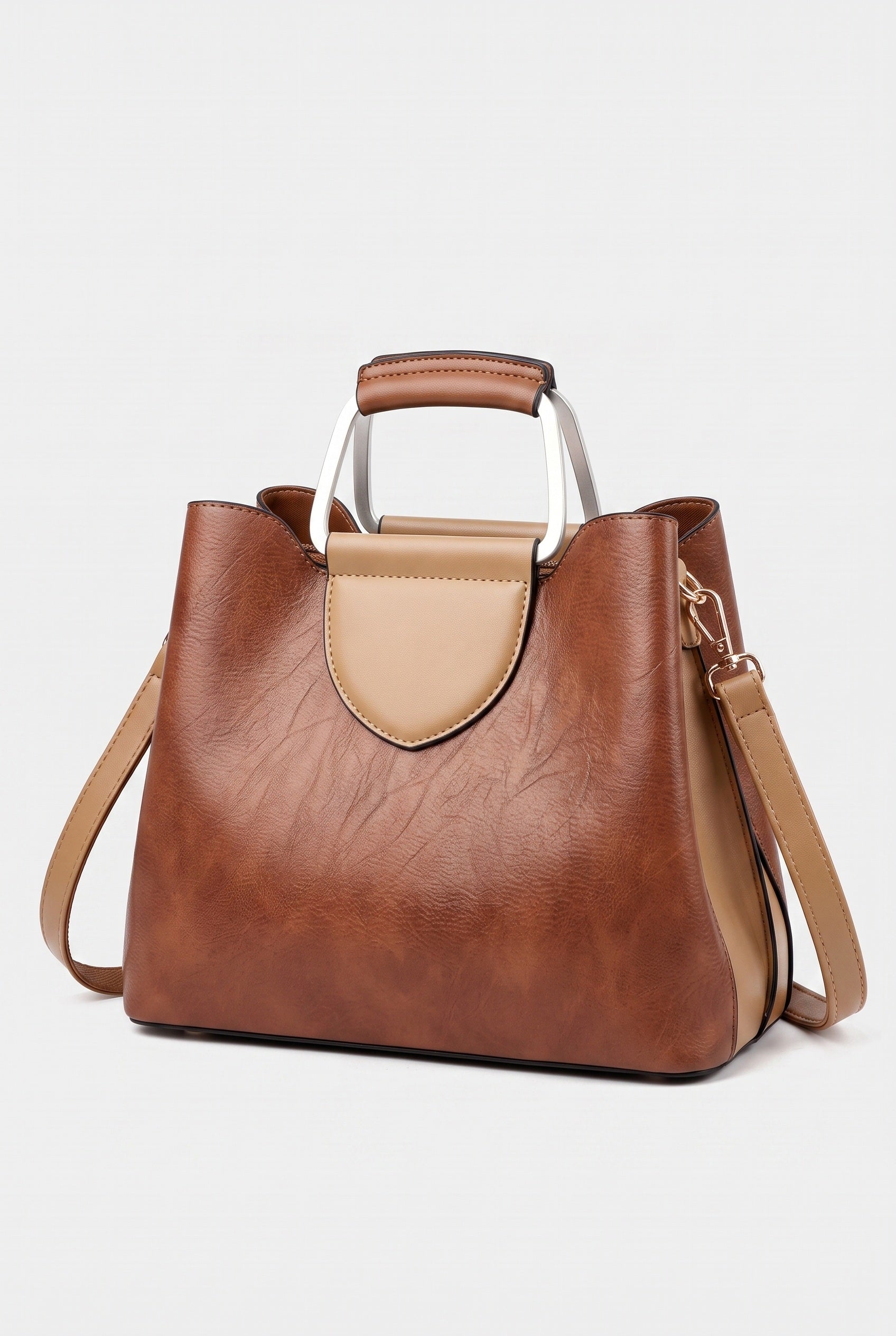 Women's Shoulder Bag | Ring Handle Crossbody - 21