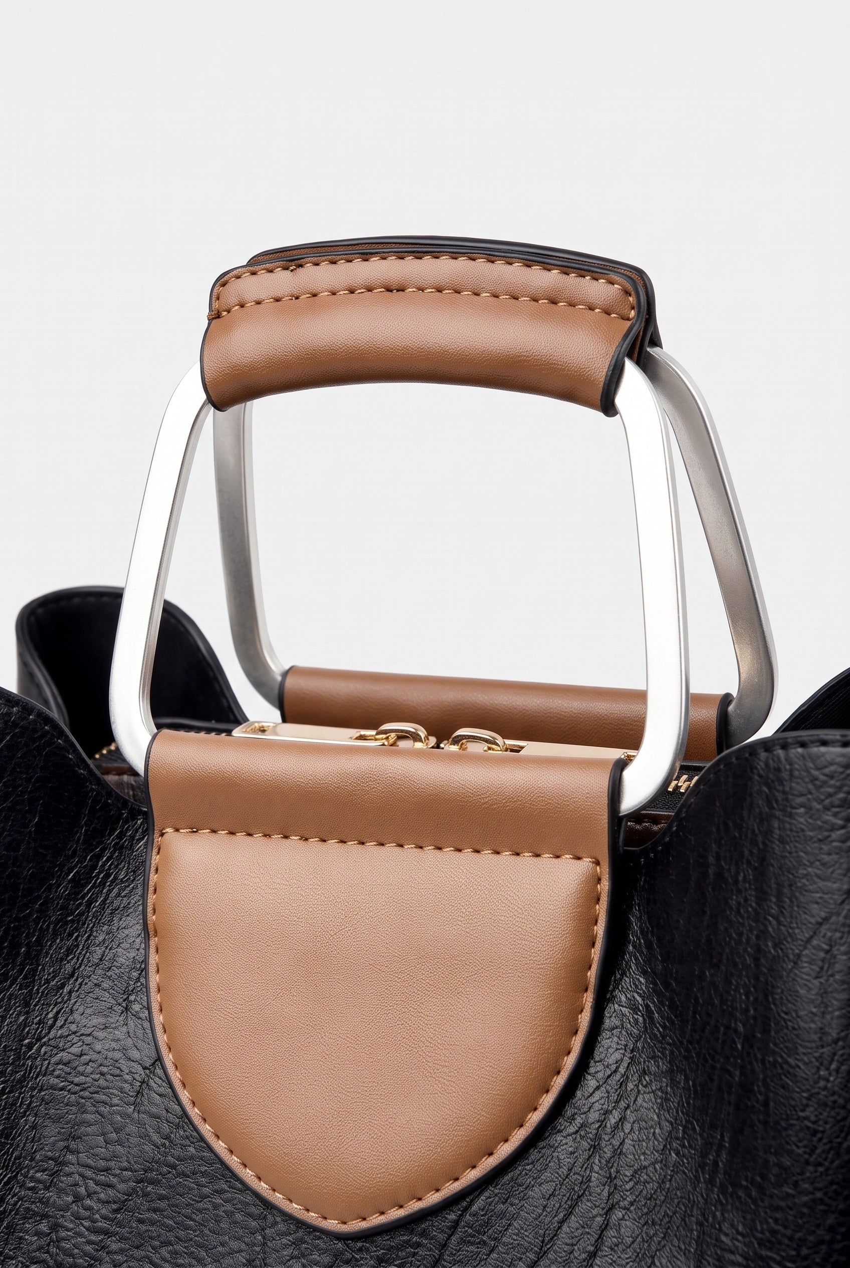 Women's Shoulder Bag | Ring Handle Crossbody - 3