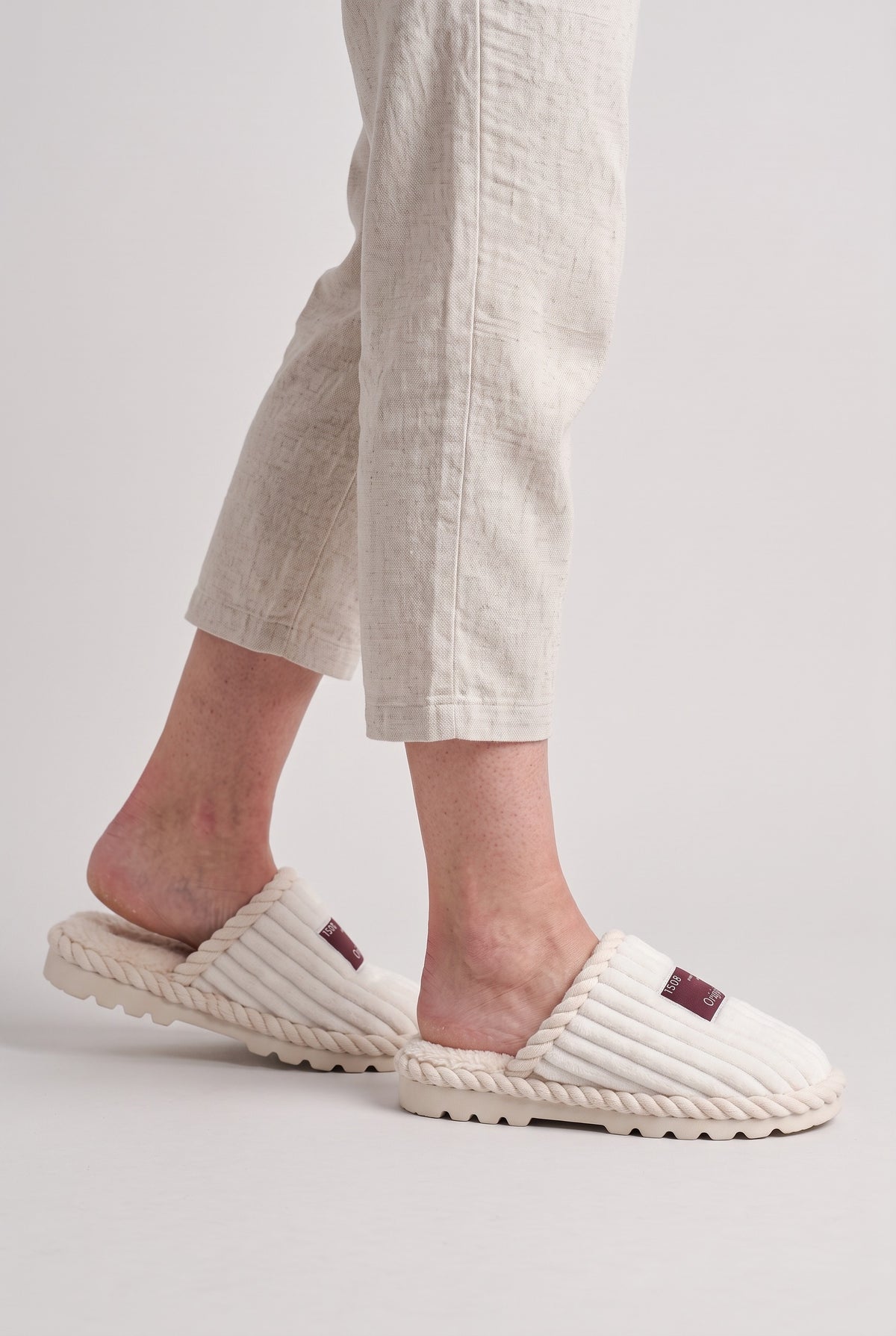 Women's Slippers | Corduroy Faux Fur - Worn